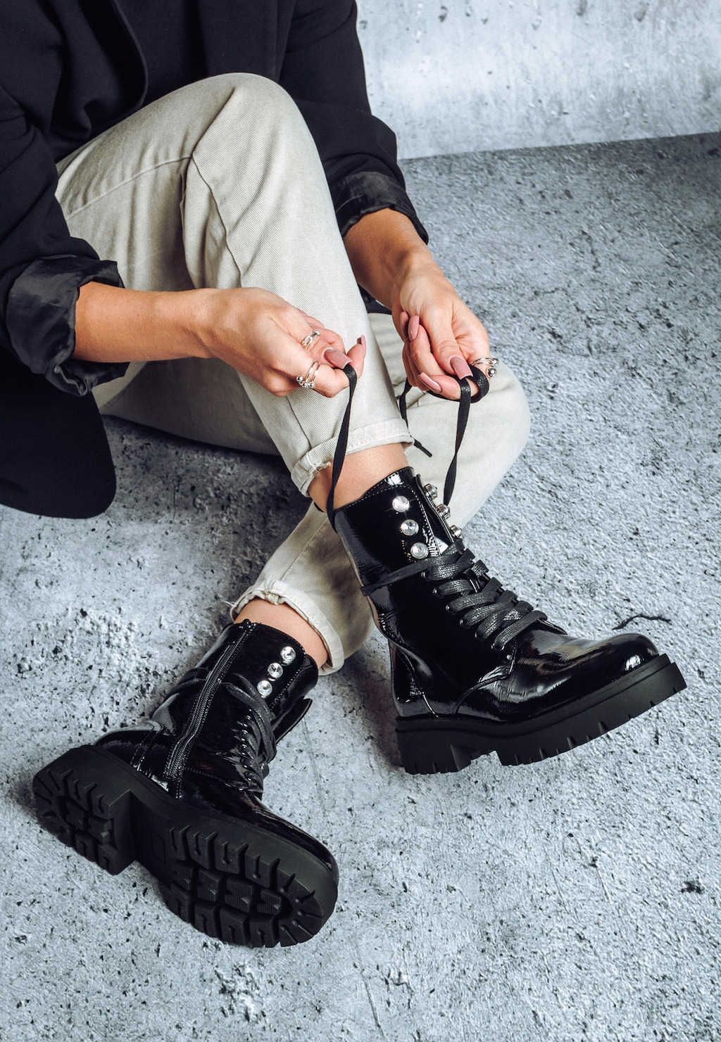 Dámske členkové topánky WJS WJS55037-31 Widok 1