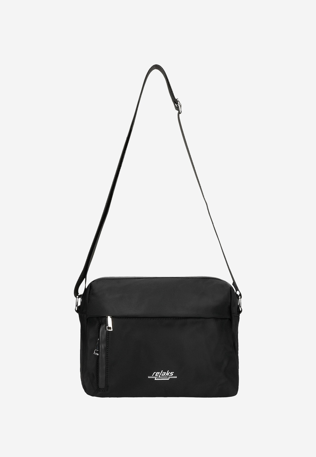 RELAKS czarna materiałowa torebka damska crossbody bag R80291-11 Widok 5