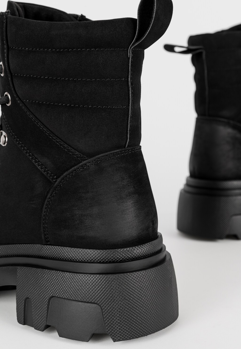 WJS czarne trzewiki damskie typu workery WJS55033-61 Widok 4