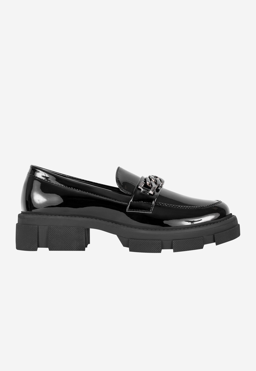 WJS mokasyny damskie lakierowane czarne WJS70011-31 Widok 2