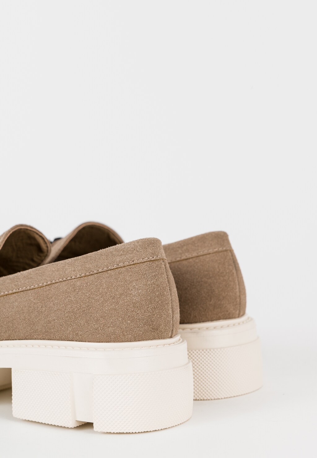 WJS beżowe mokasyny damskie z łańcuchem WJS70011-64 Widok 5