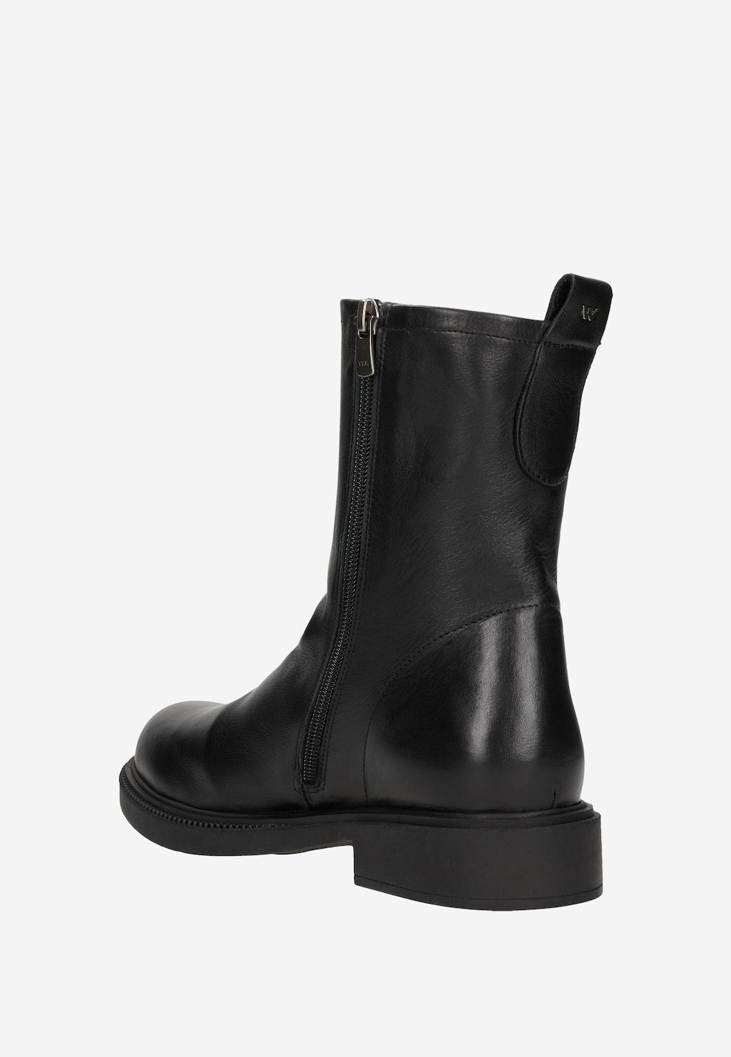 Czarne botki damskie zapinane na zamek 55178-51 Widok 3
