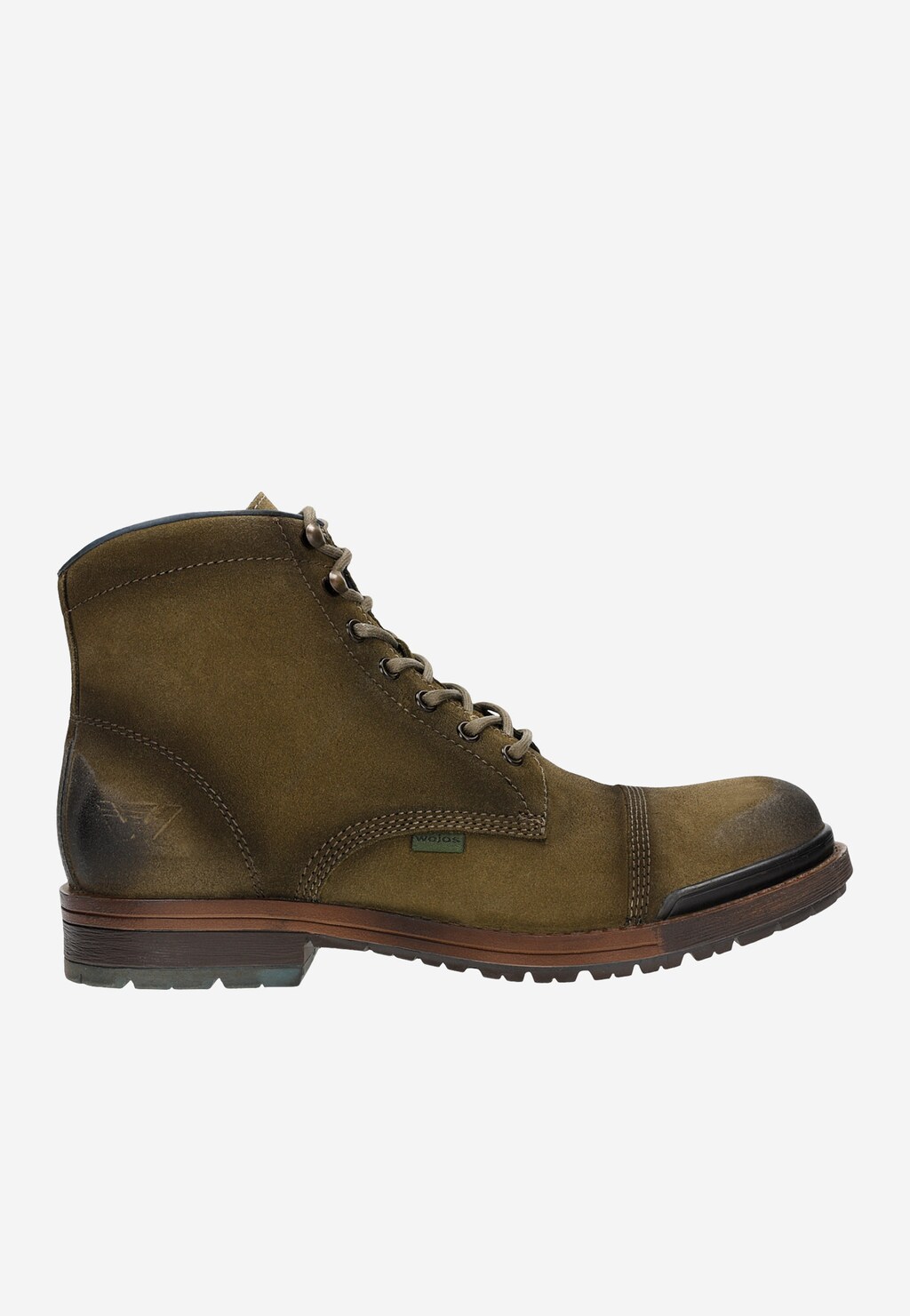 Jesienne bikery męskie w kolorze zielonym 24032-67 Widok 1