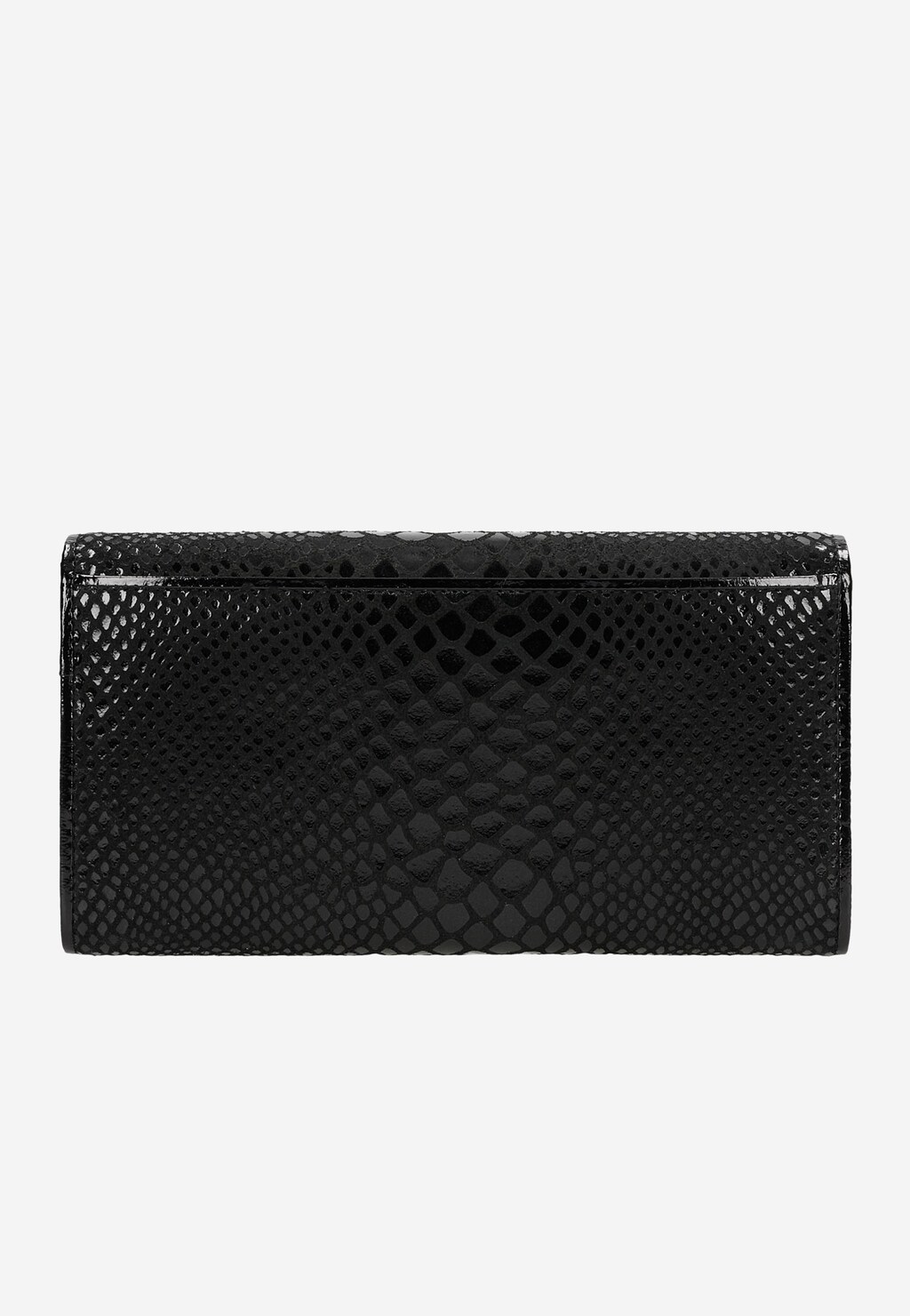 Duży czarny elegancki portfel damski 91064-61 Widok 4