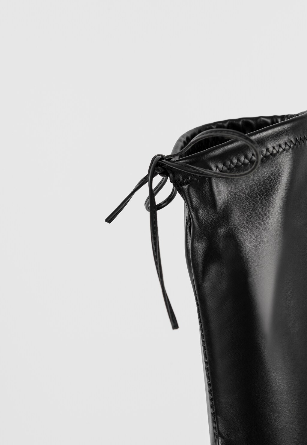 WJS czarne wysokie kozaki damskie na obcasie WJS45032-51 Widok 4