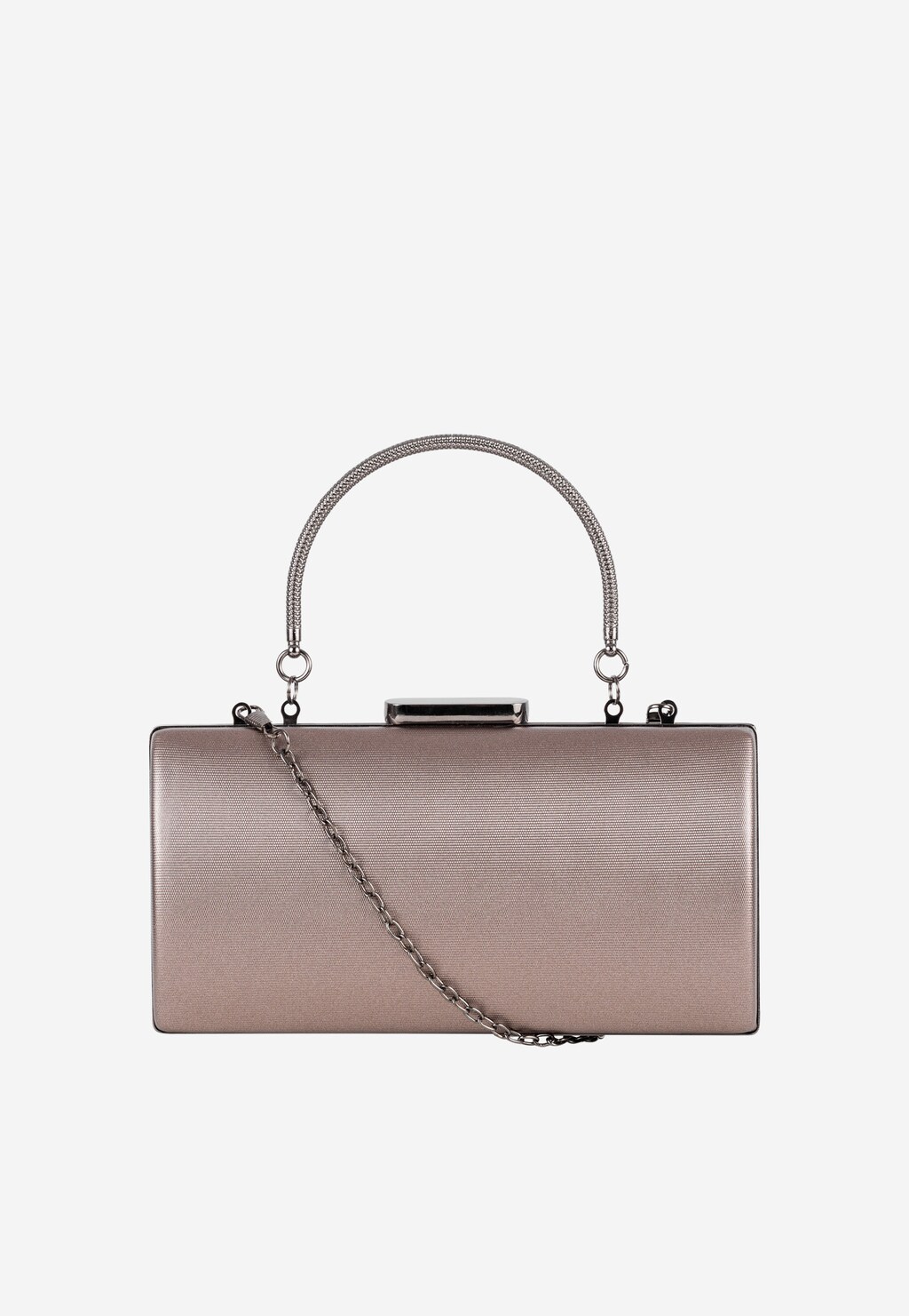 WJS brązowa torebka damska wieczorowa z oryginalną rączką WJS76131-52 Widok 1