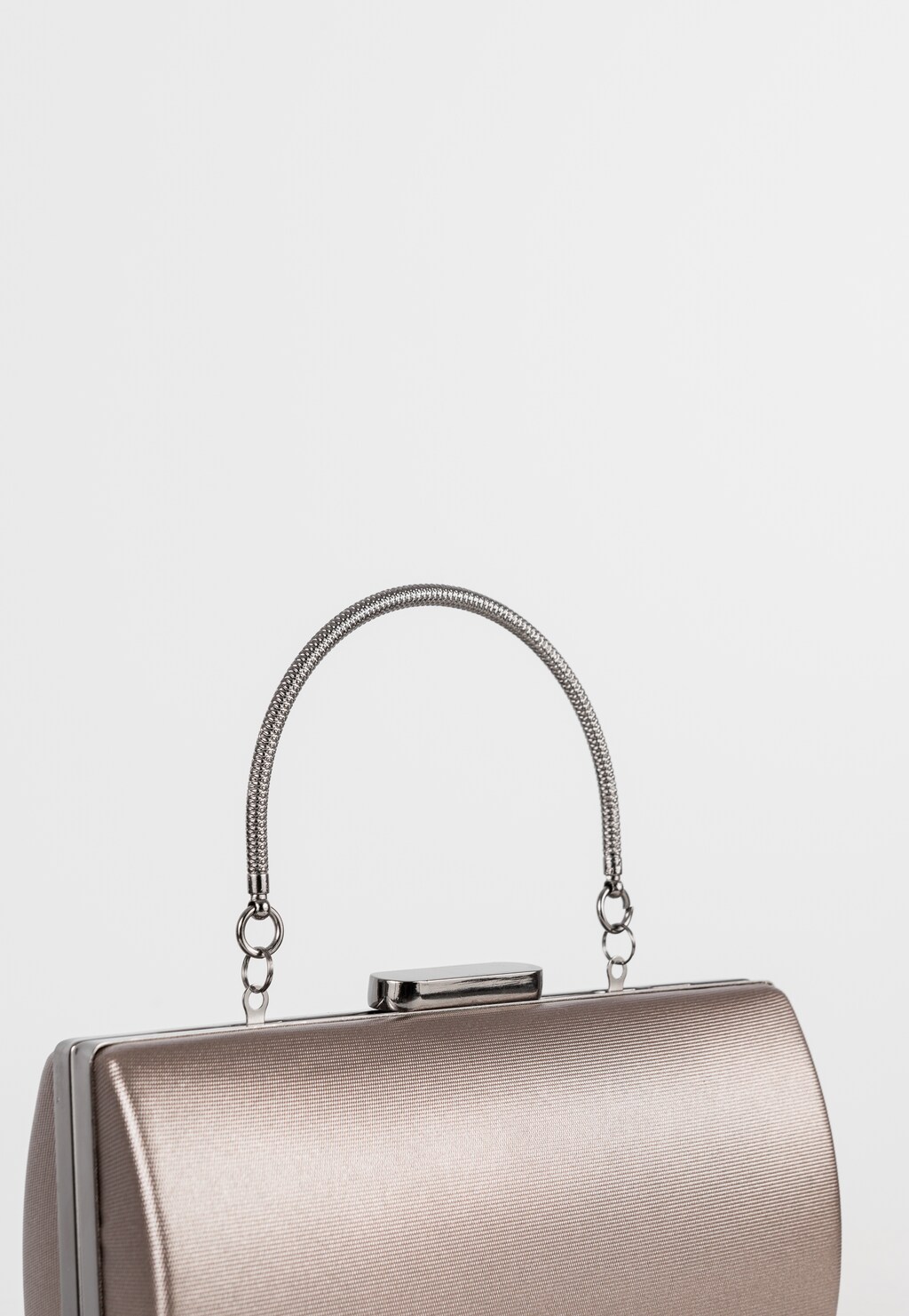 WJS brązowa torebka damska wieczorowa z oryginalną rączką WJS76131-52 Widok 3