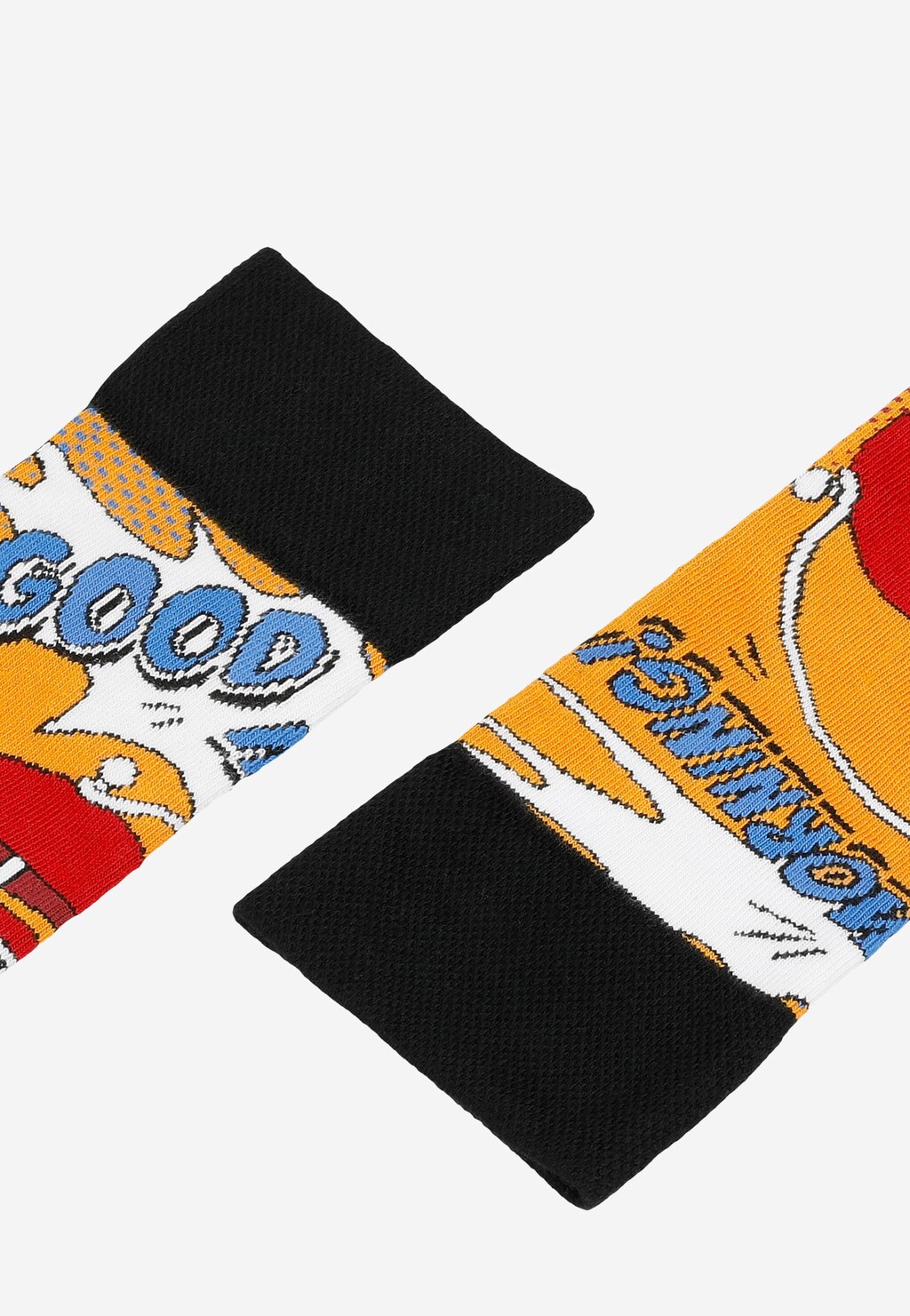 Kolorowe skarpety w komiksowy print 97058-86 Widok 2