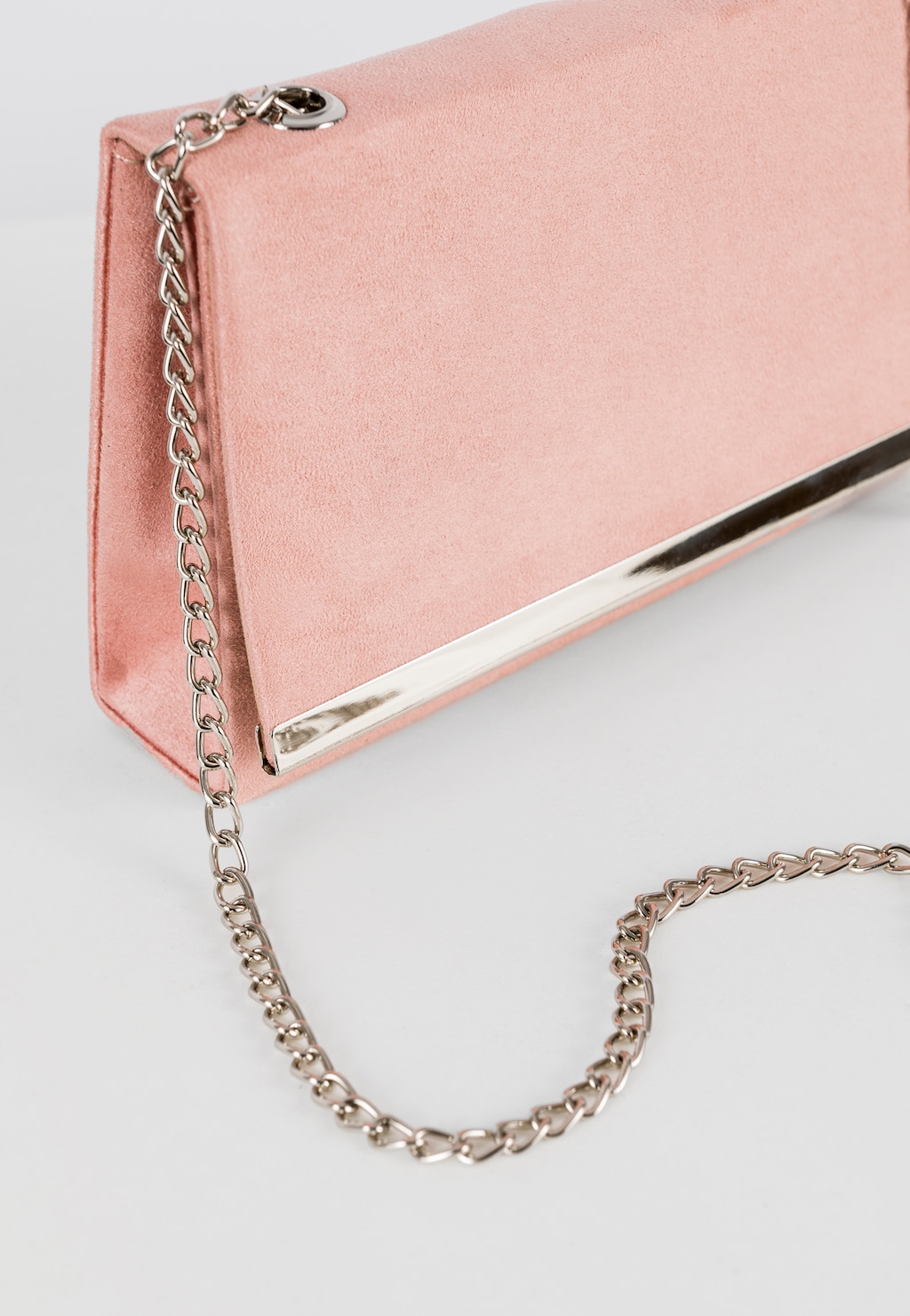 WJS różowa kopertówka damska ze srebrnymi elementami WJS76133-65 Widok 3