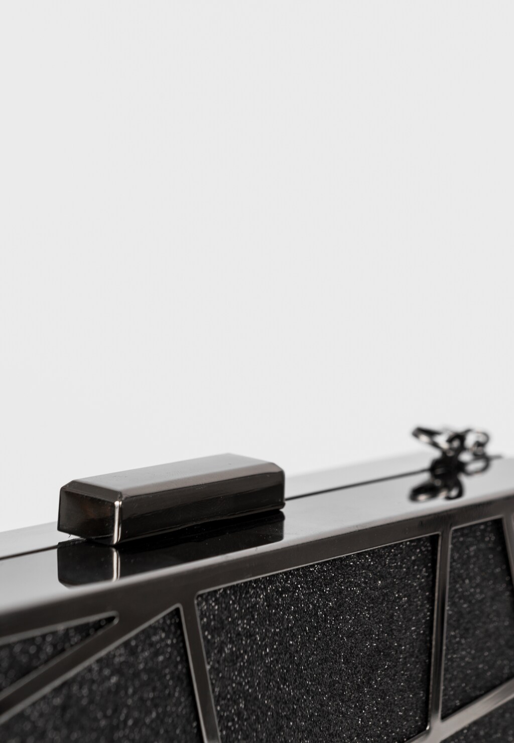 WJS wieczorowa torebka damska typu puzderko na srebrnym łańcuszku WJS76136-81 Widok 4