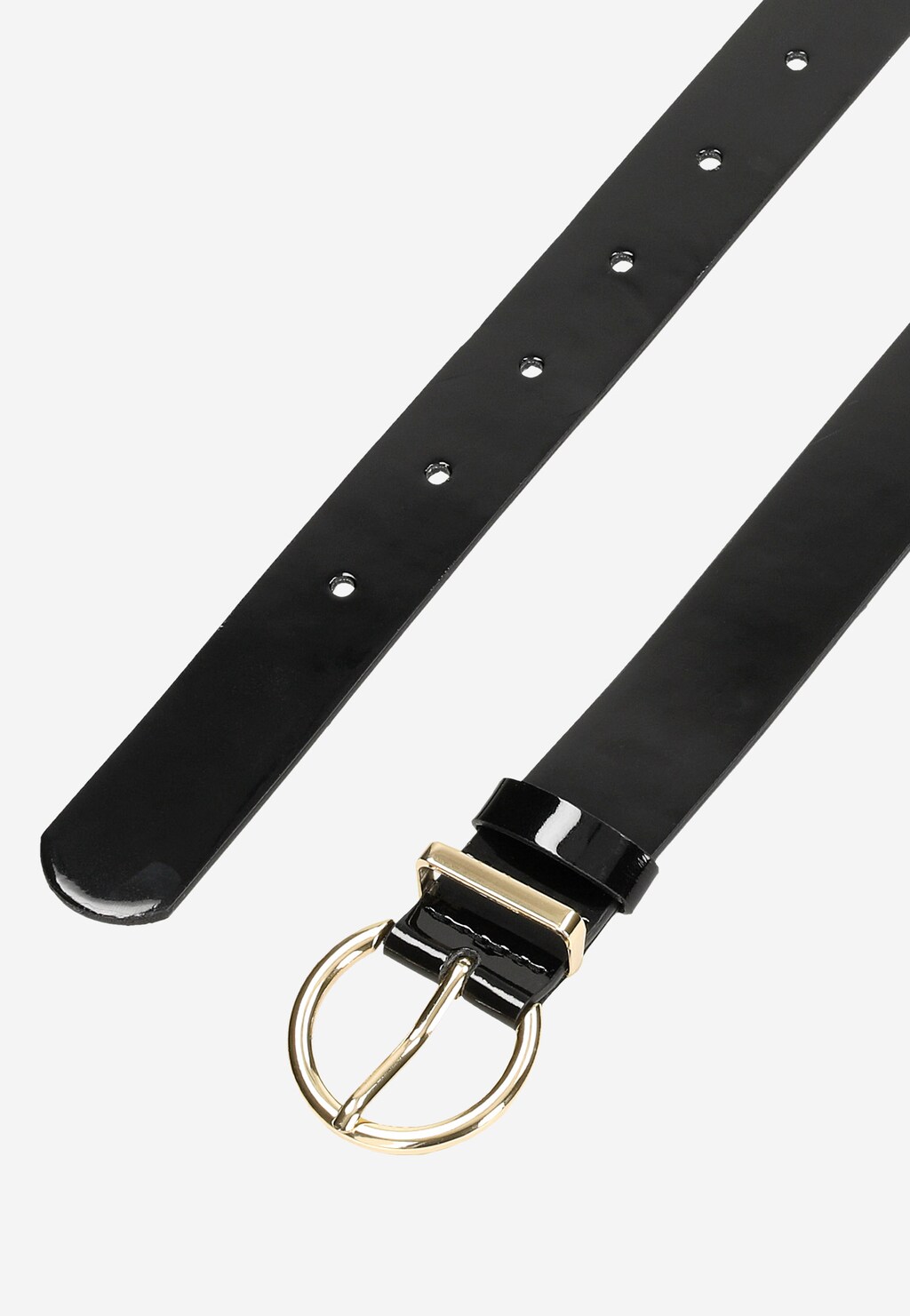 WJS czarny pasek damski ze złotymi elementami WJS91042-31 Widok 3