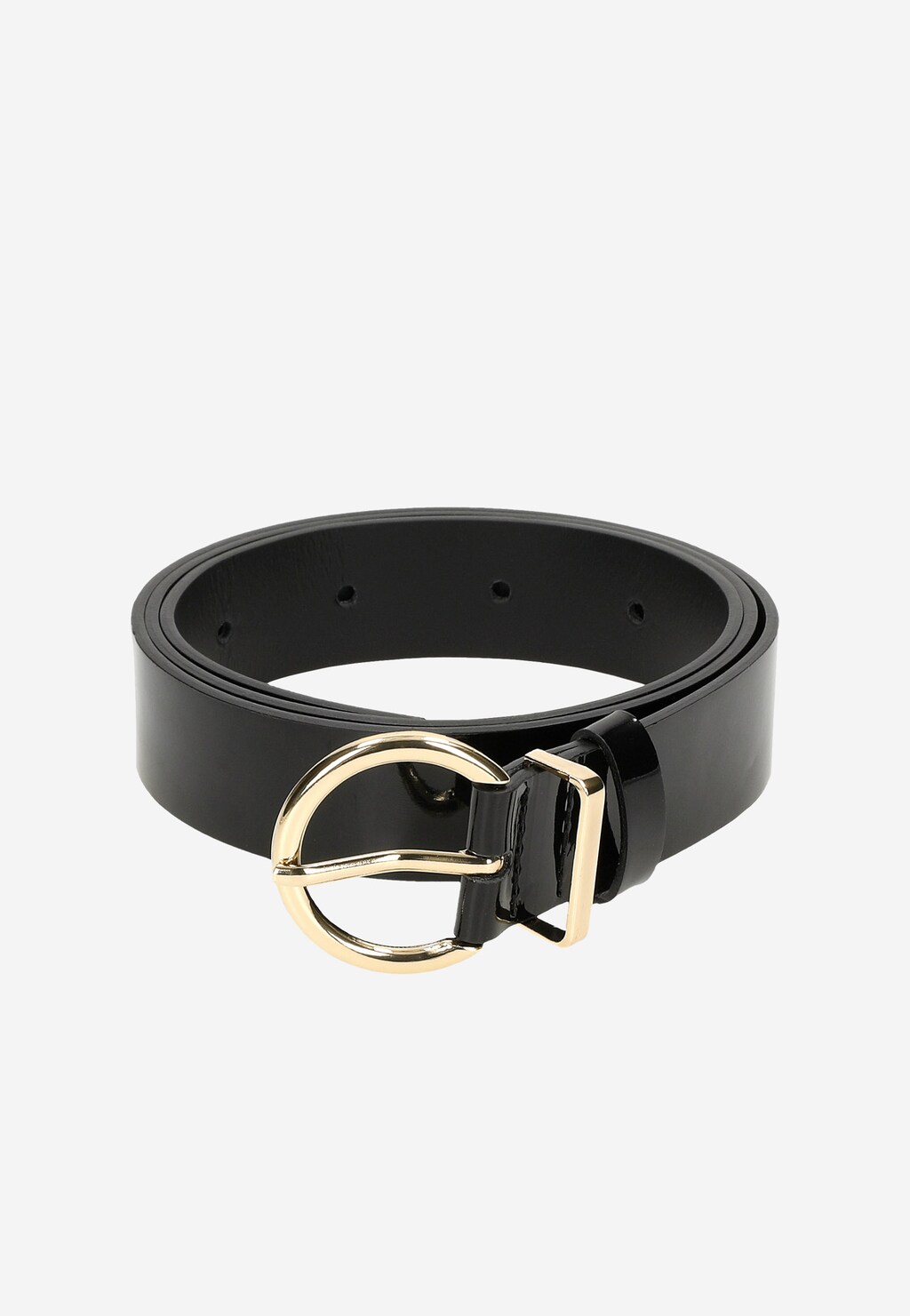 WJS czarny pasek damski ze złotymi elementami WJS91042-31 Widok 4