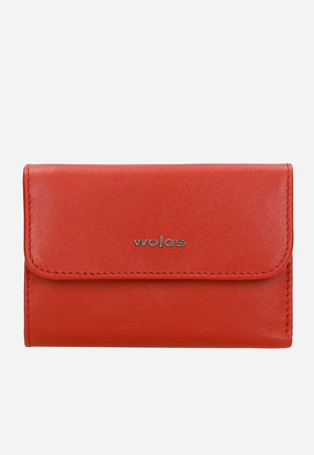 Mały czerwony portfel damski ze skóry licowej 91068-55 Widok 2