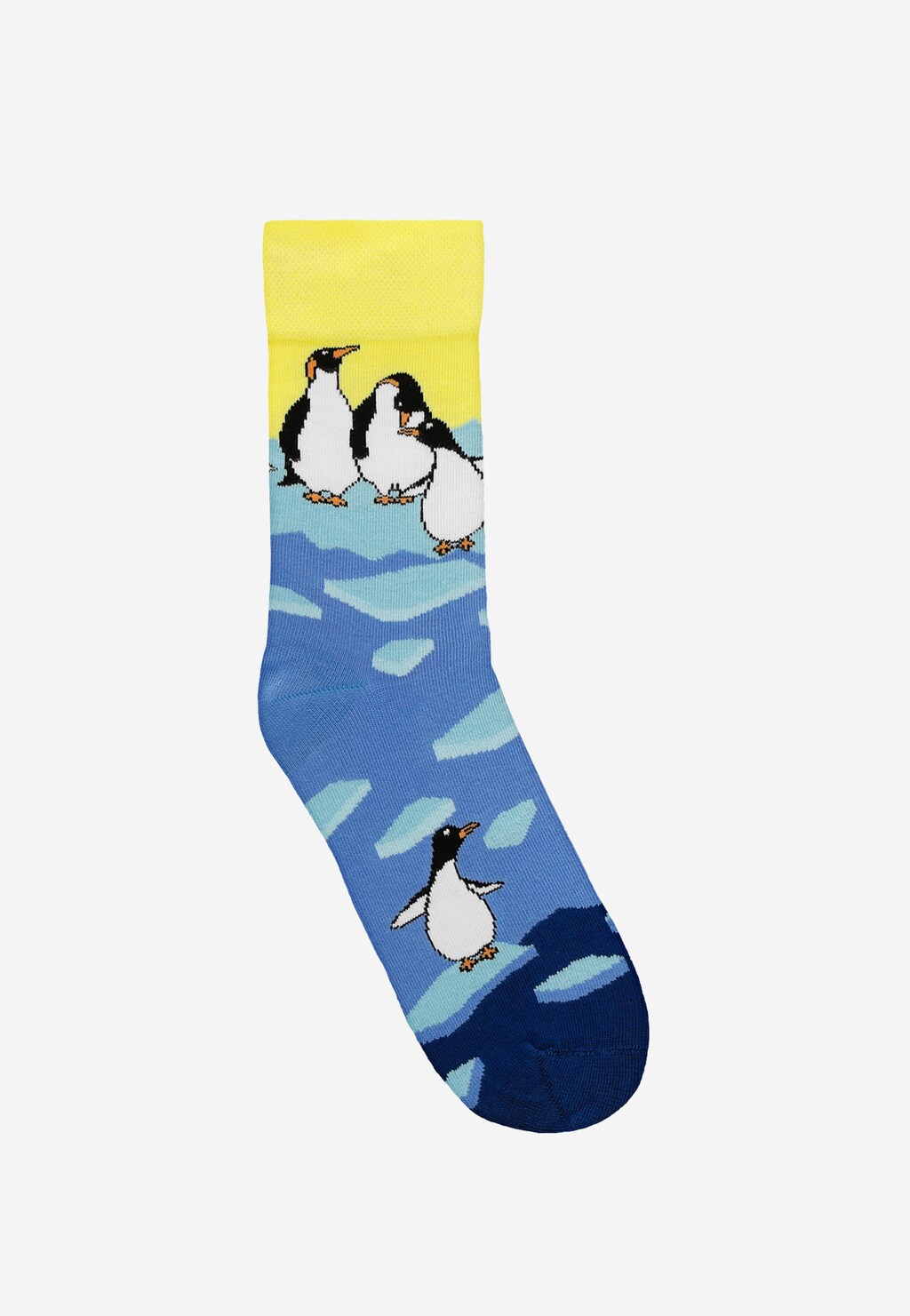 Veselé bavlněné ponožky pánské s motivem tučňáků 97090-86 Widok 3