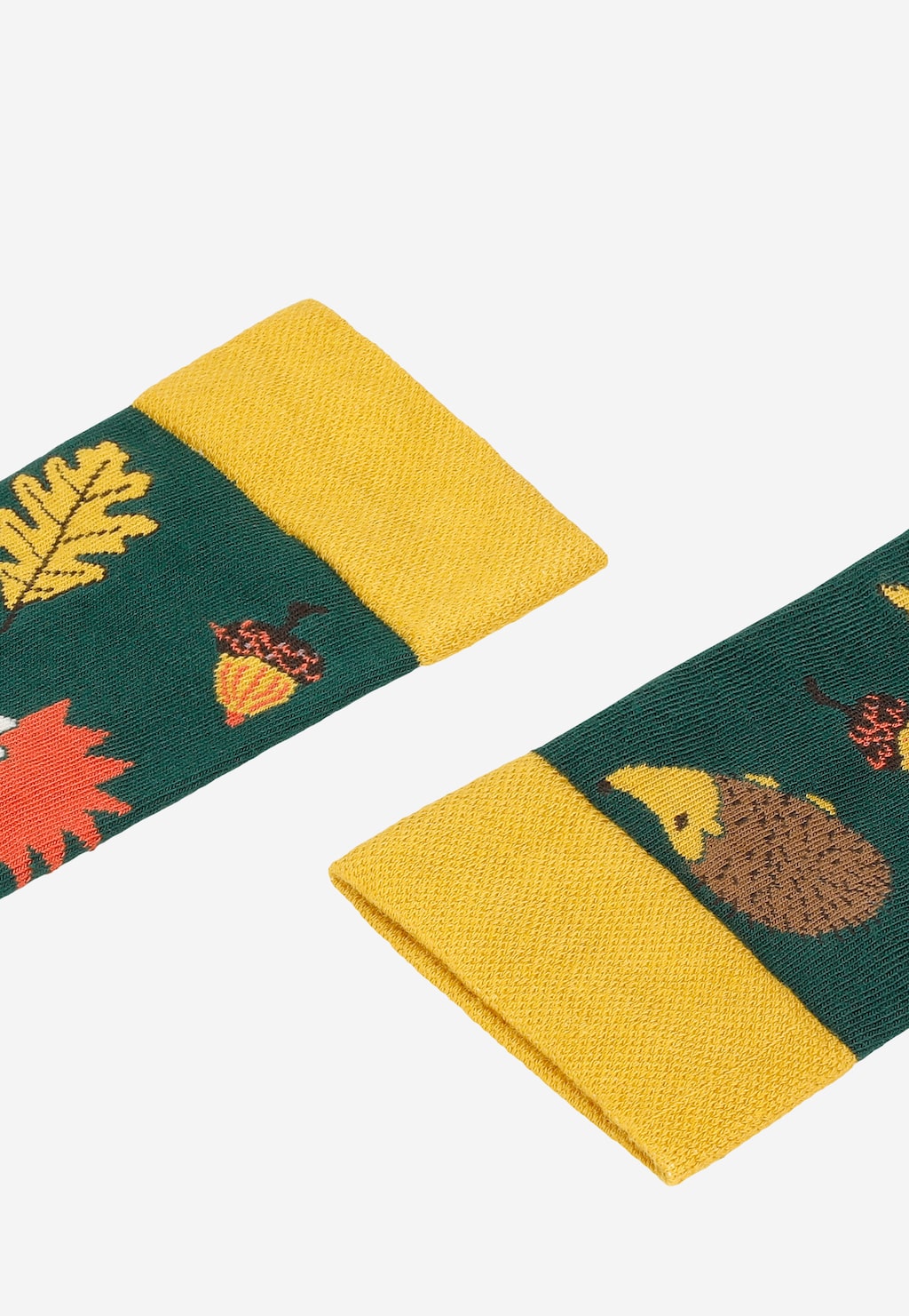 Veselé pánské ponožky s podzimními motivy 97091-87 Widok 2