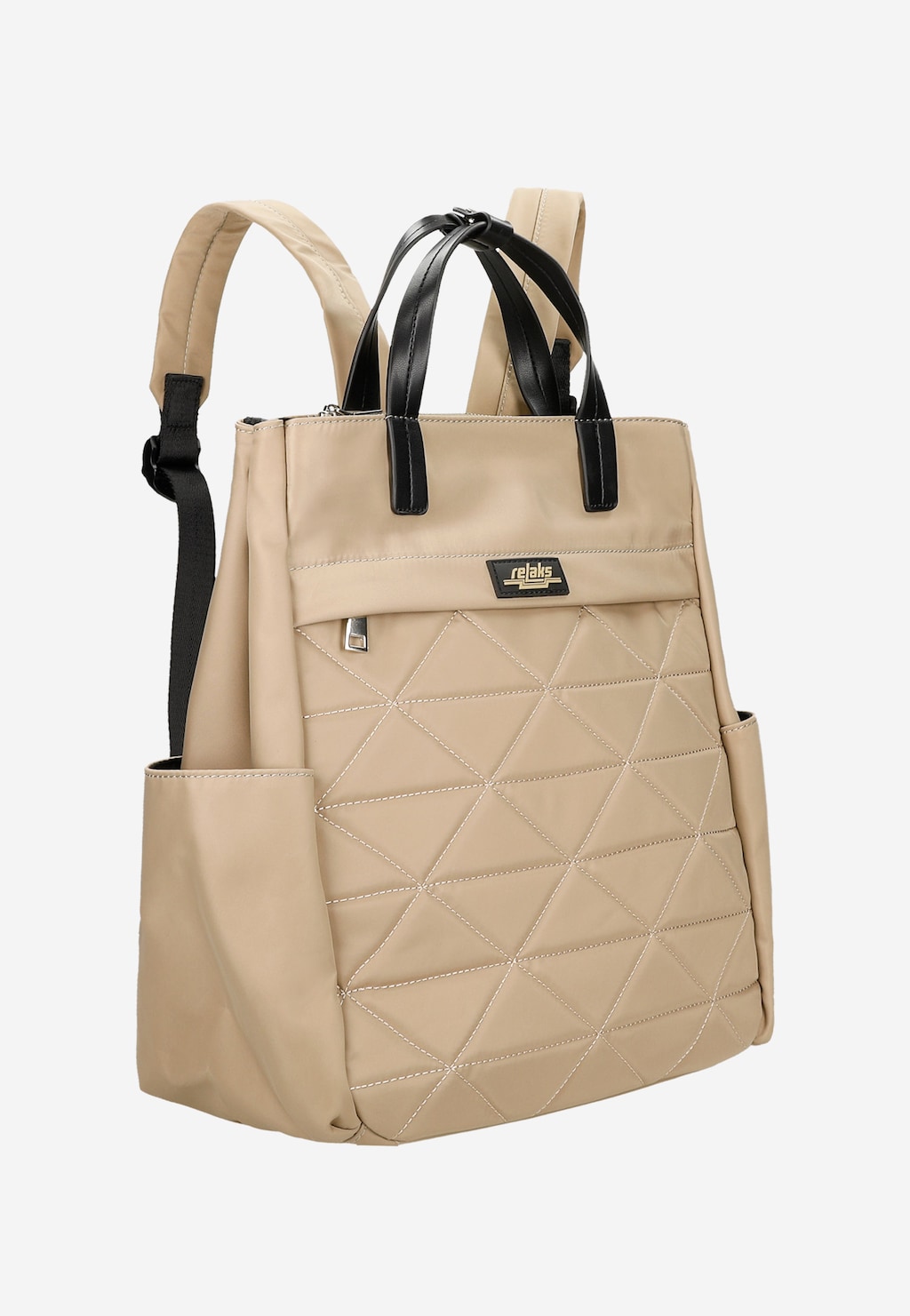 Béžový ruksak dámsky športovo-elegantný do mesta aj na túru R80292-14 Widok 6