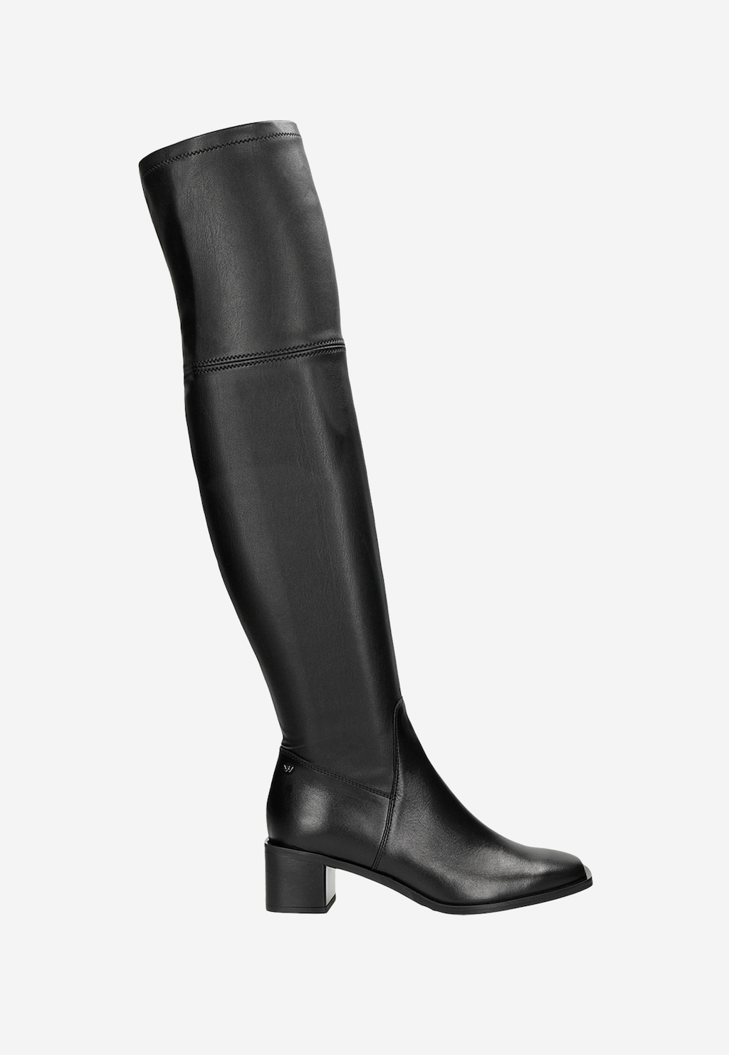 Čierne dámske čižmy nad kolená sú korením každej vizáže 71006-81 Widok 2
