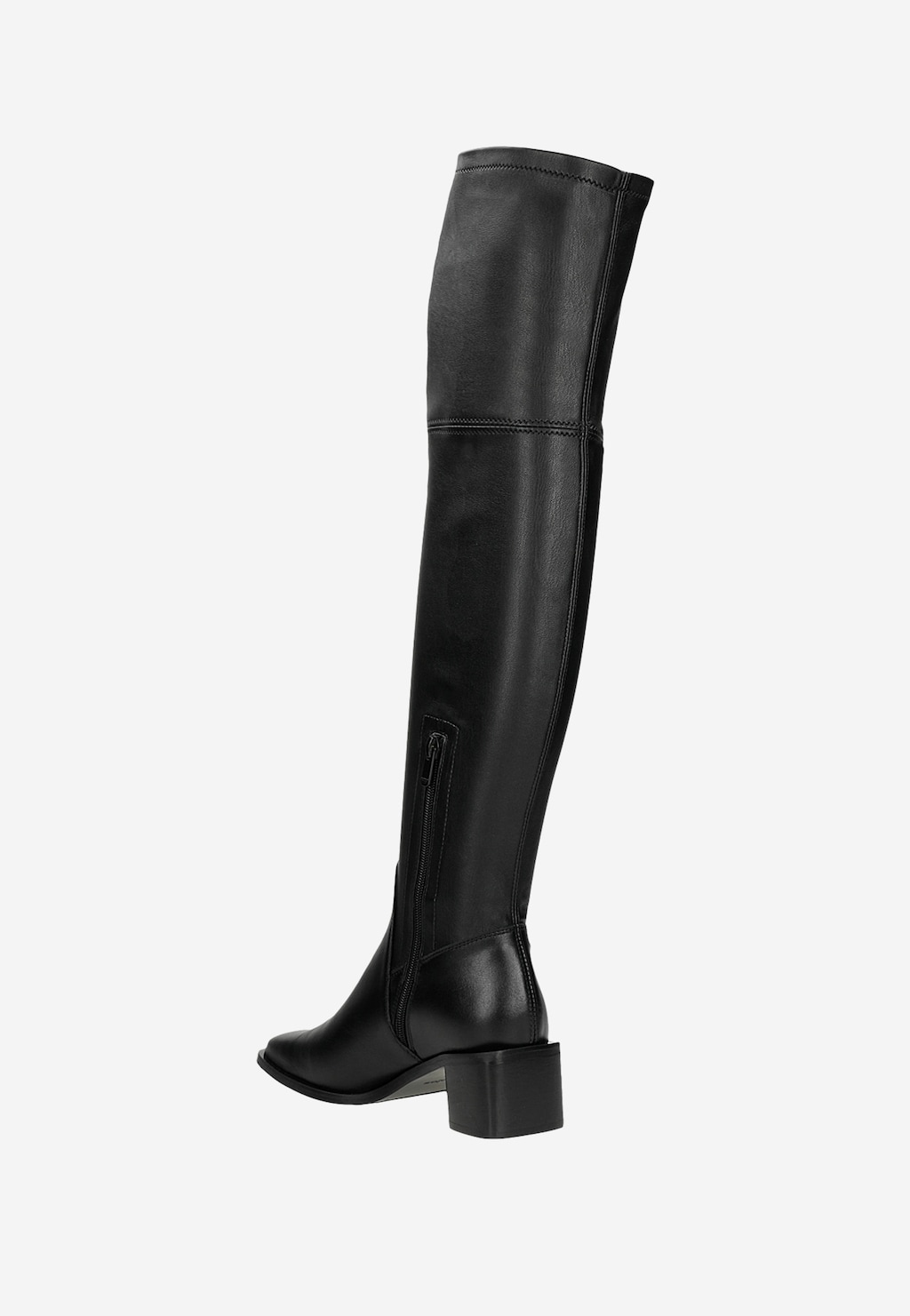 Čierne dámske čižmy nad kolená sú korením každej vizáže 71006-81 Widok 4