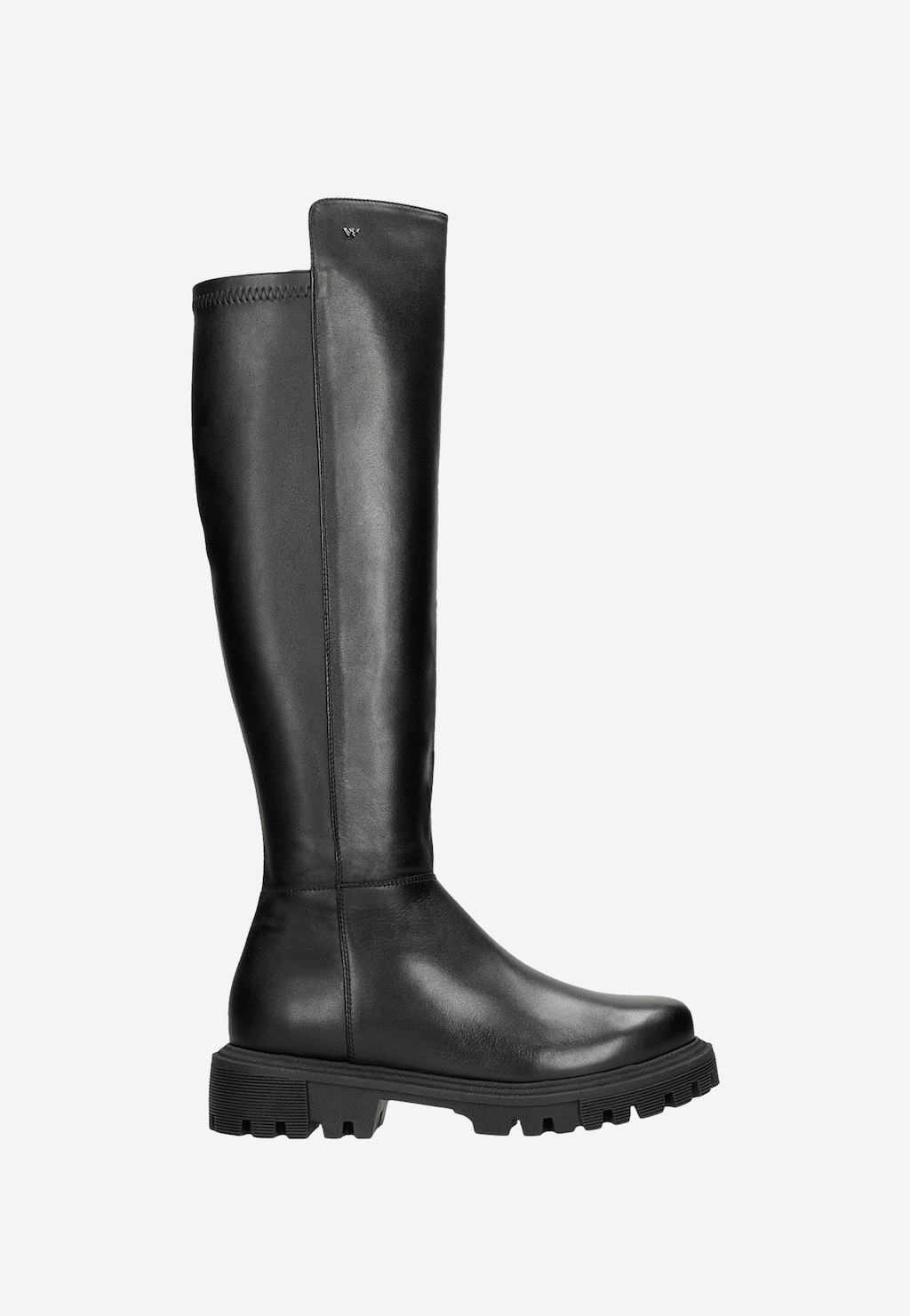 Czarne zimowe kozaki damskie Wojas model 71021-81 z wysoką cholewką, wykonane ze skóry naturalnej, na grubej traktorowej podeszwie, idealne na zimowy sezon.