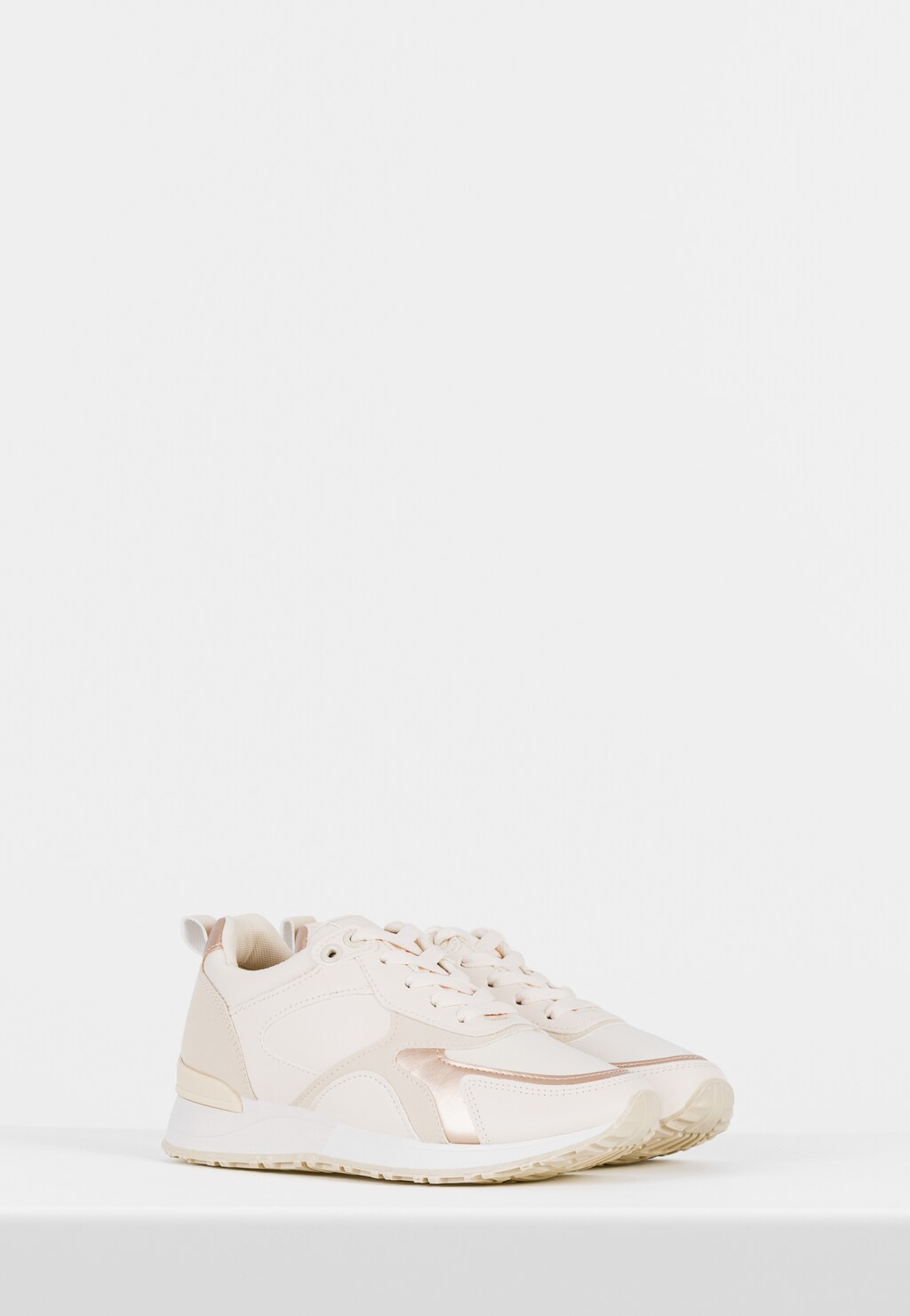 WJS beżowe sneakersy damskie nude WJS64075-54 Widok 2