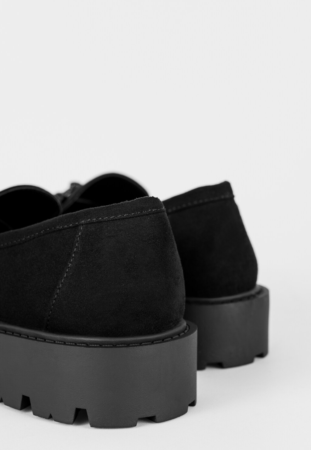 WJS czarne mokasyny damskie w stylu casual WJS70014-61 Widok 5