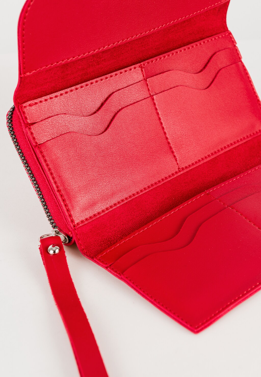 WJS duży czerwony portfel damski  WJS93000-55 Widok 4