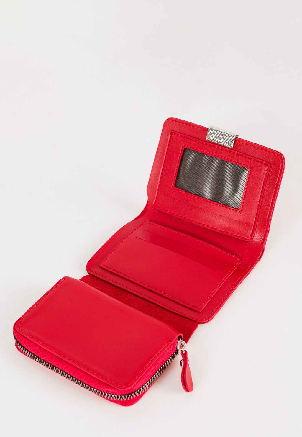 WJS mały czerwony portfel damski WJS93003-55 Widok 3