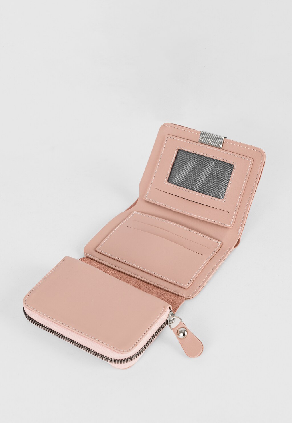 WJS niewielki różowy portfel damski WJS93003-53 Widok 3