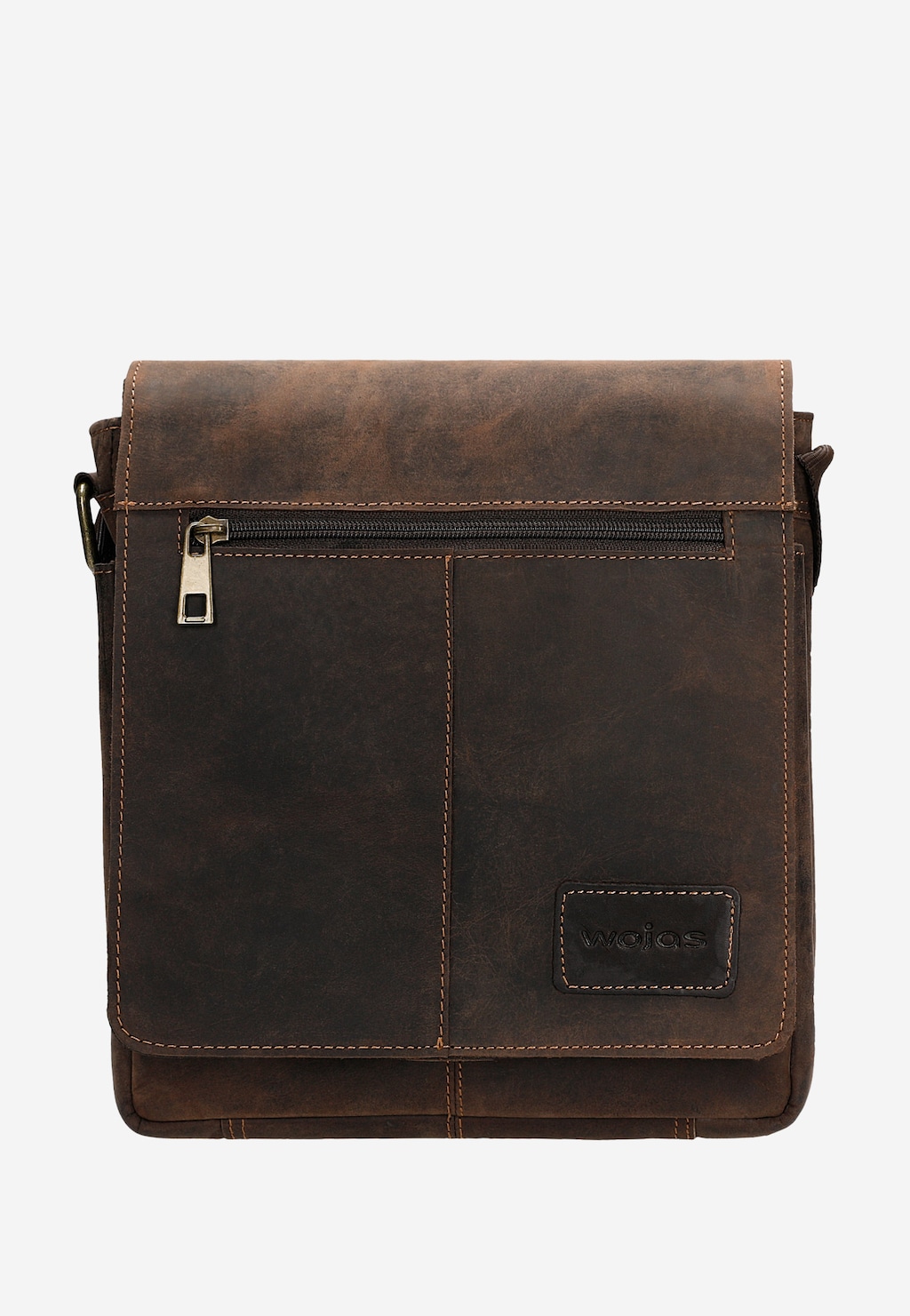 Brązowa torba męska na ramię ze skóry crazy horse 80328-92 Widok 2