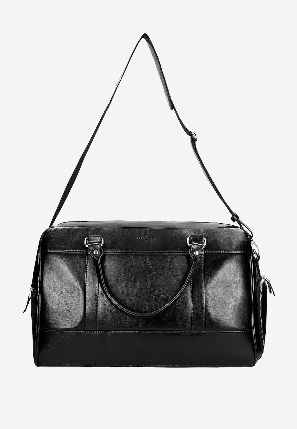 Pojemna czarna torba męska 80330-51 Widok 5