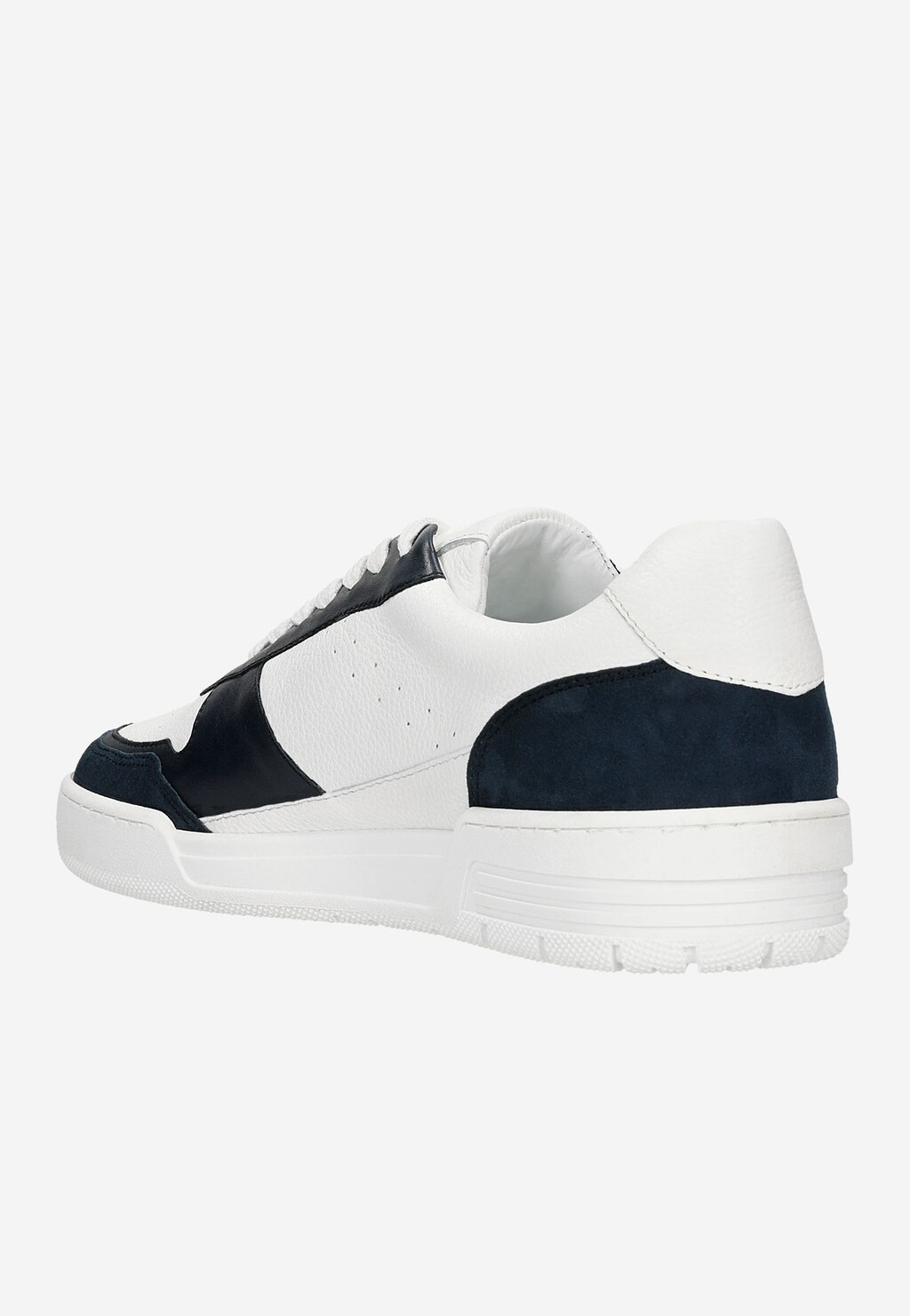 Biele tenisky s modrými detailami  10142-76 Widok 4