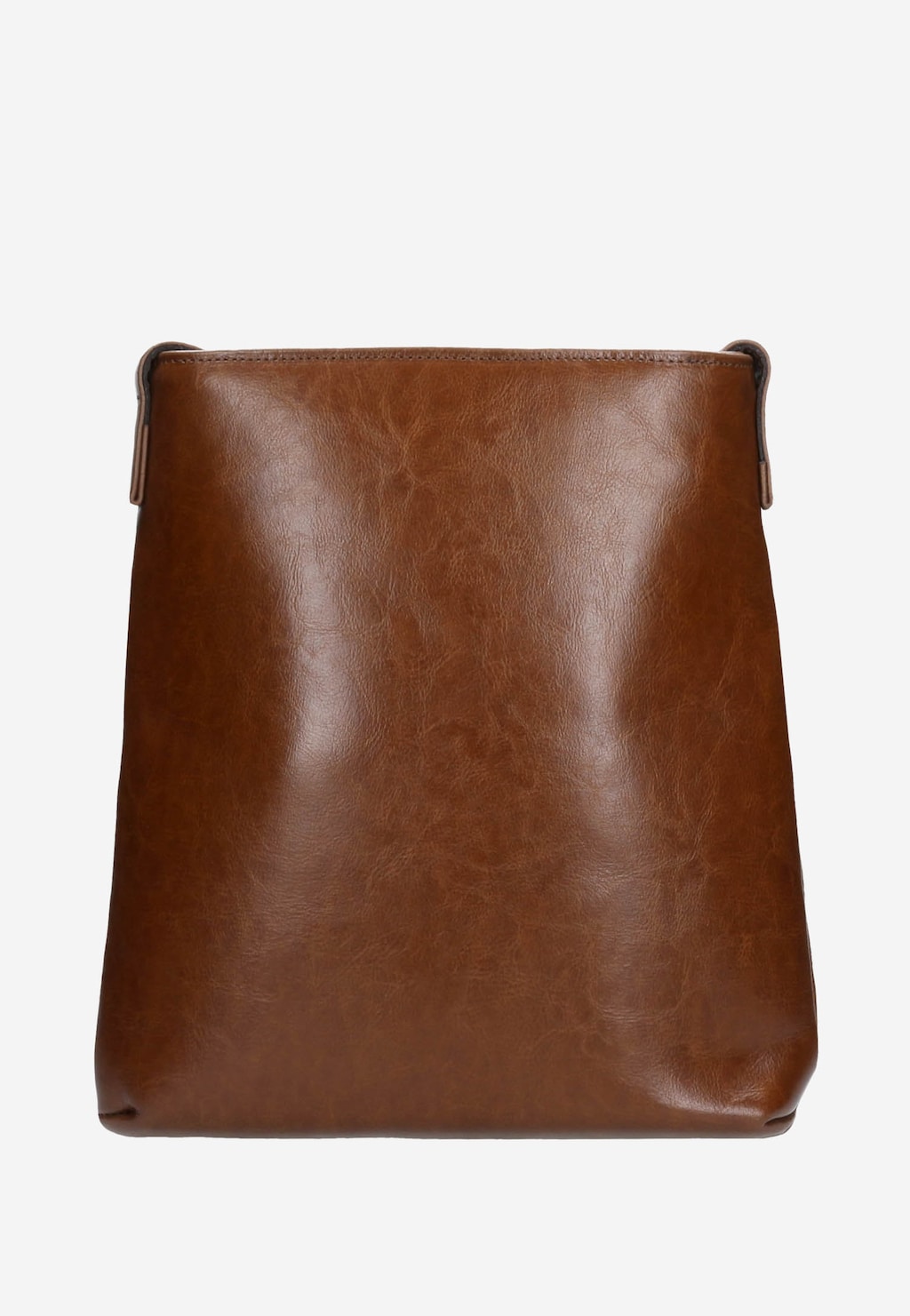 Hnědá dámská kabelka z lícové kůže se střapcem 80038-53 Widok 4