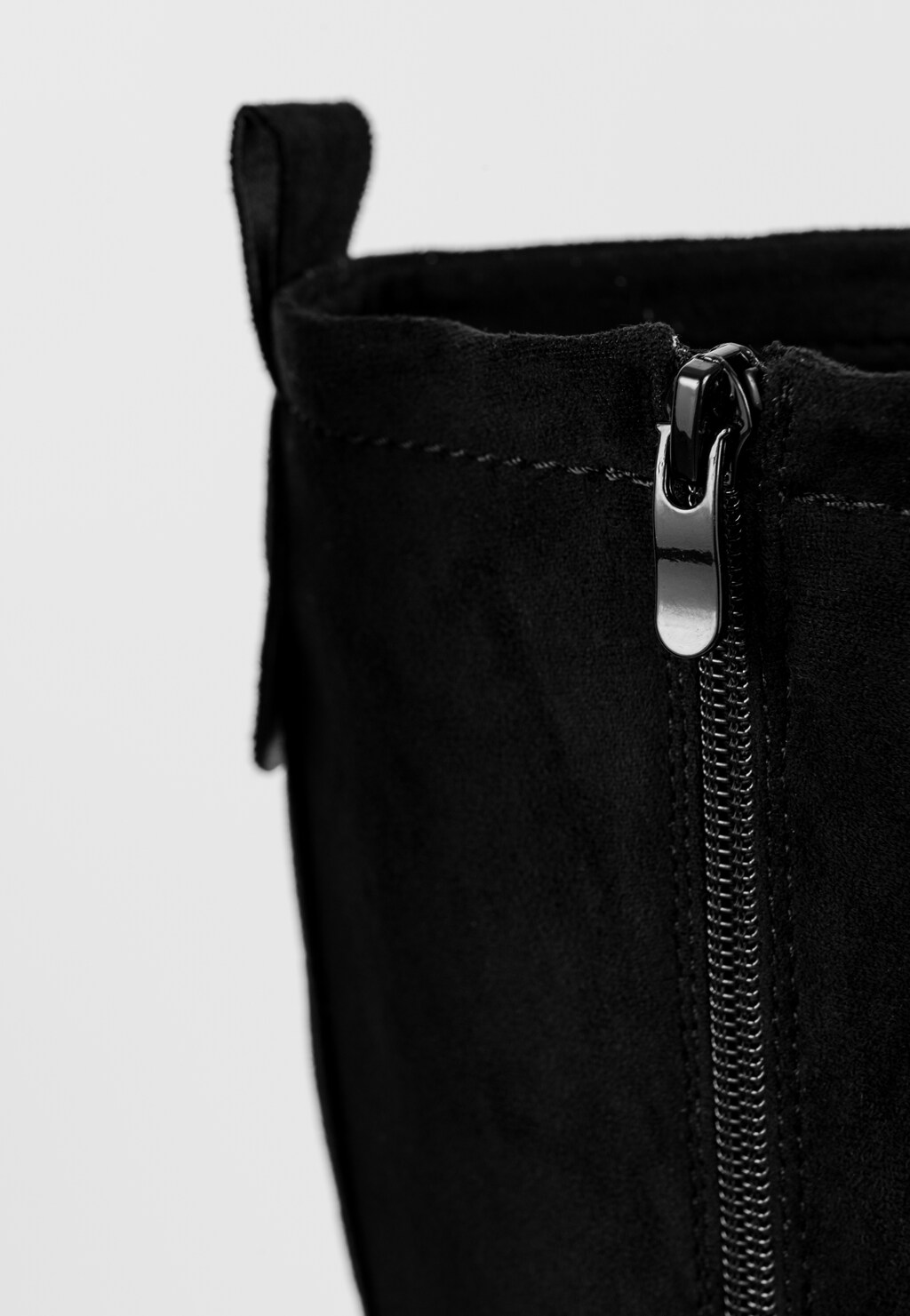 WJS czarne kozaki damskie do kolan na masywnej podeszwie WJS45019-61 Widok 3