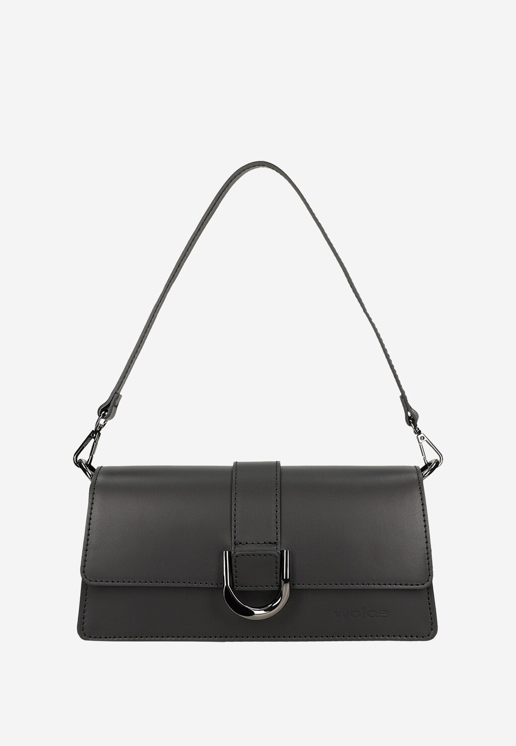 Malá kabelka přes rameno z matné černé kůže 80267-51 Widok 5