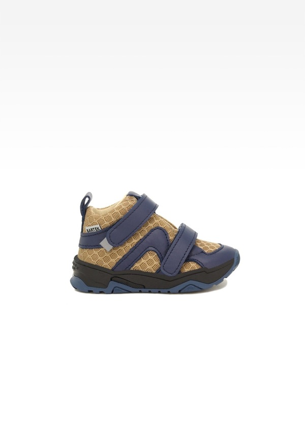 Sneakers BARTEK 11711004, granatowo-złoty