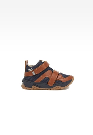Sneakers BARTEK 11711005, dla chłopców, granatowo-brązowy