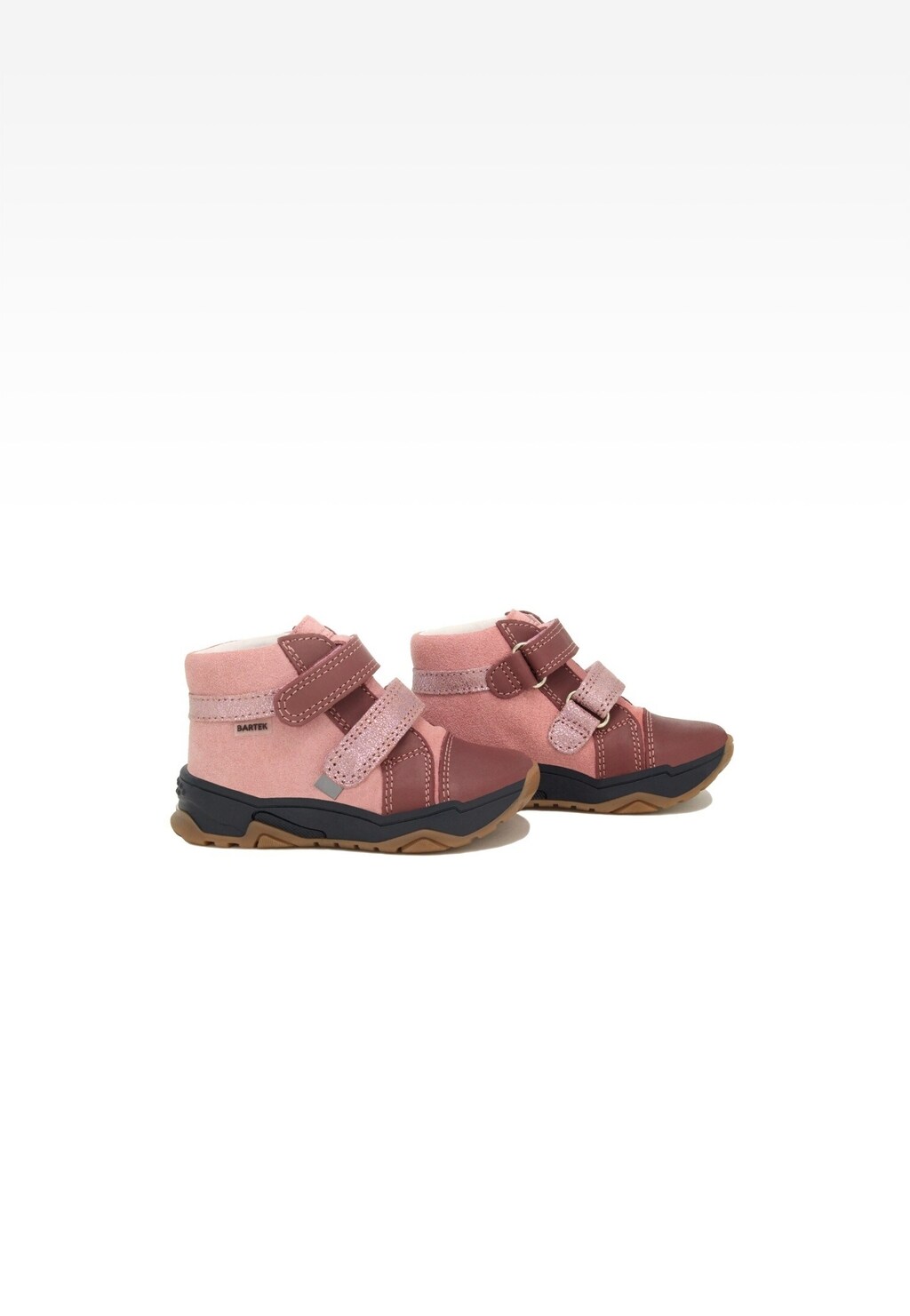 Trzewiki BARTEK 11692007, dla dziewcząt, różowo-bordowy Widok 5