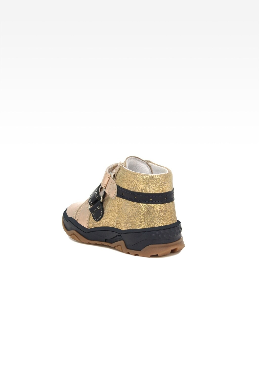 Trzewiki BARTEK 11692001, dla dziewcząt, złoto-granatowy Widok 3