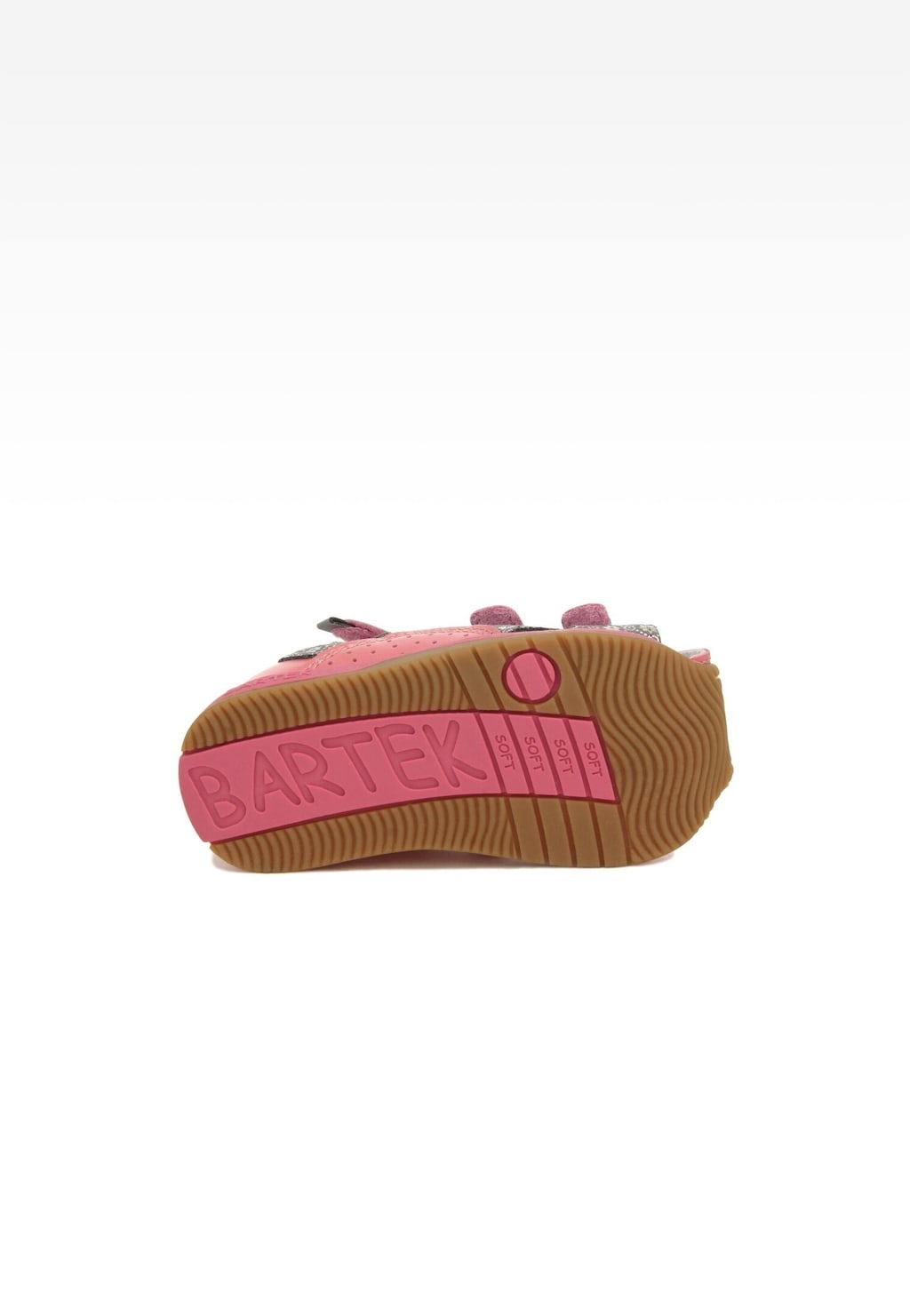 Sandále BARTEK 81021-008, pre dievčatá, ružovo-sivé Widok 6