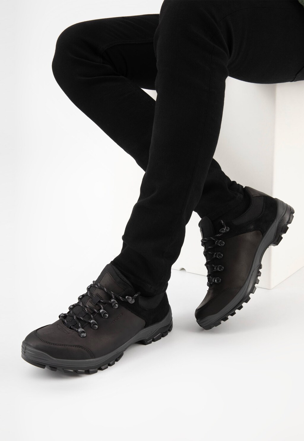 Półbuty trekkingowe w kolorze czarnym 10068-91 Widok 8