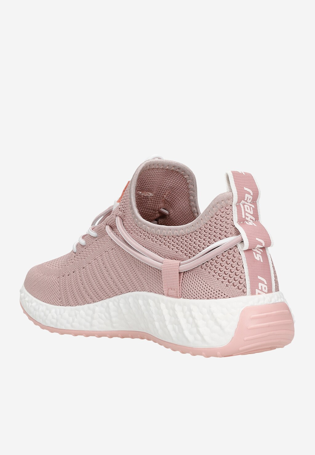 RELAKS różowe materiałowe sneakersy damskie wsuwane R46166-86 Widok 3