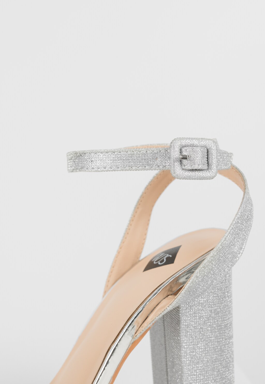 WJS srebrne wysokie sandały damskie na platformie WJS74069-19 Widok 4