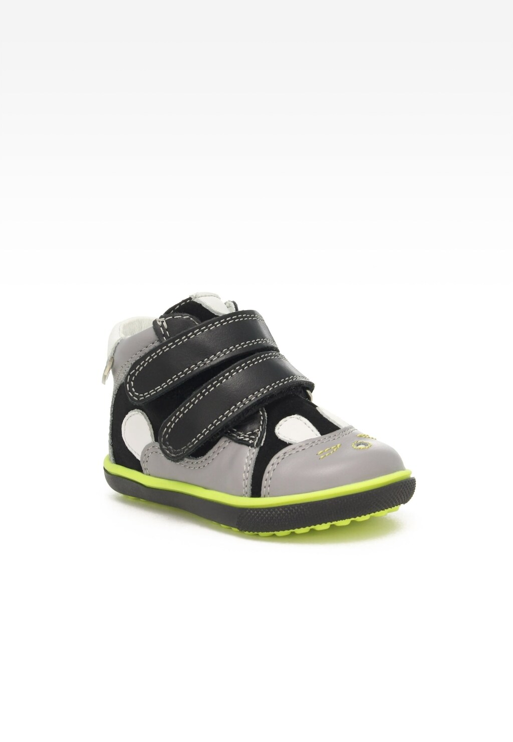 Trzewiki BARTEK W-11702-6/SBW, czarno-szary Widok 2