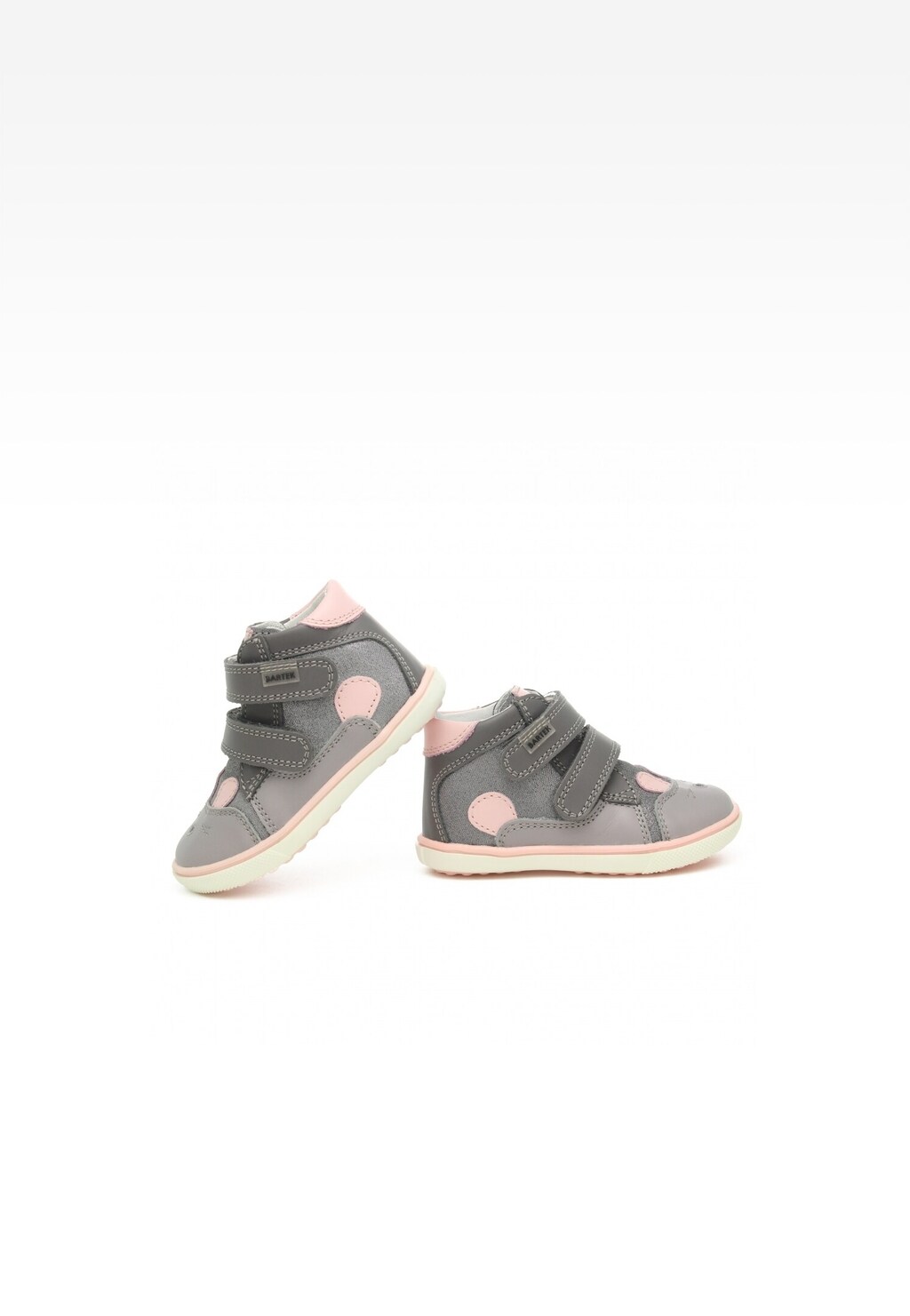 Trzewiki BARTEK W-11702/0-10A, dla dziewcząt, różowo-szary Widok 6