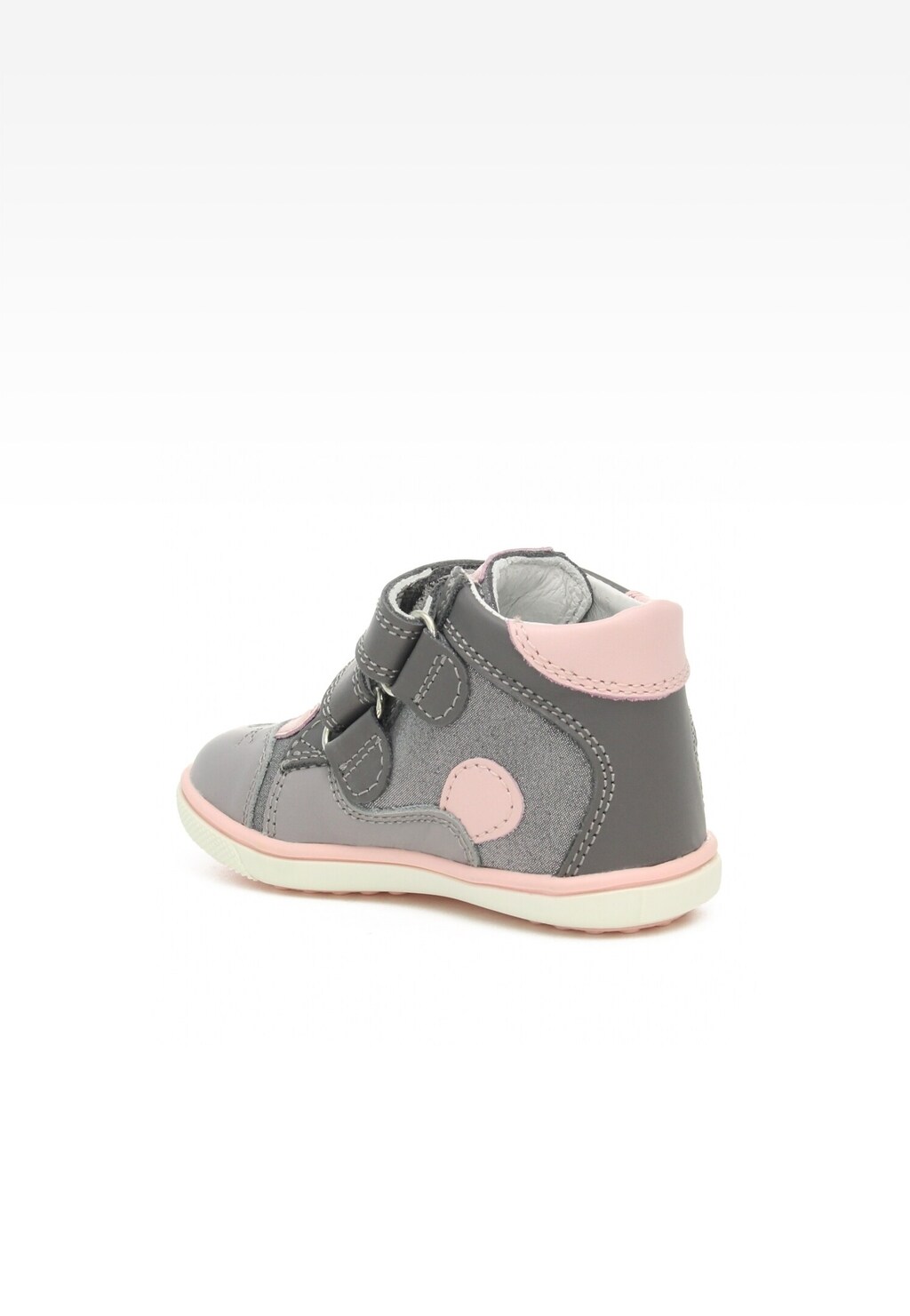 Trzewiki BARTEK W-11702/0-10A, dla dziewcząt, różowo-szary Widok 5