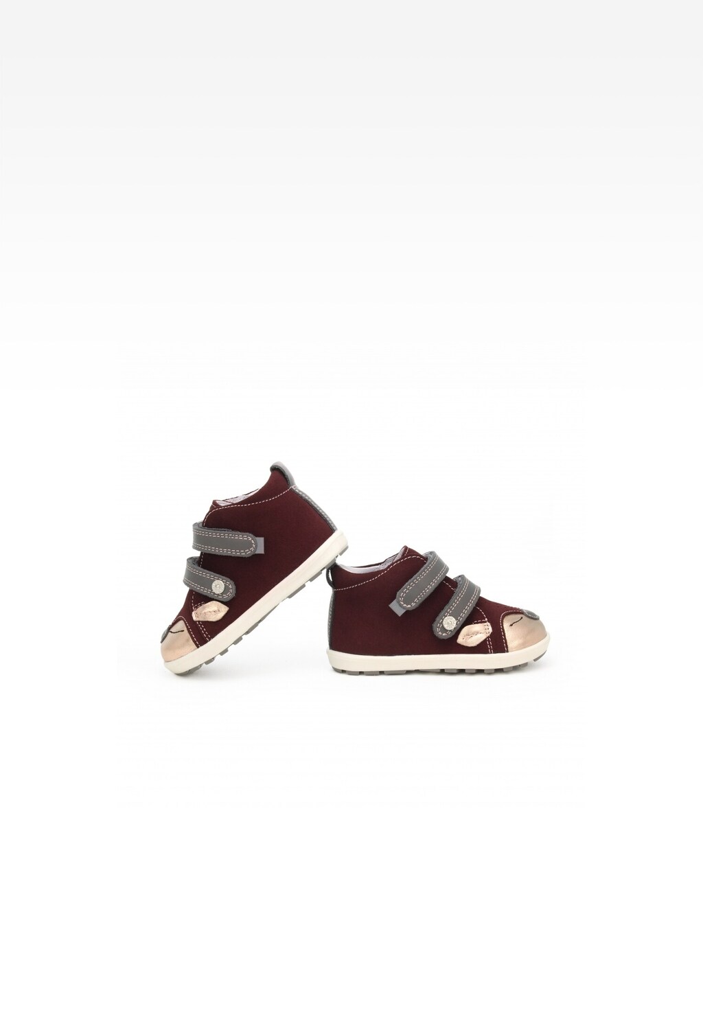 Obuwie profilaktyczne bartek baby BARTEK 135670-05, bordowo-szary Widok 7