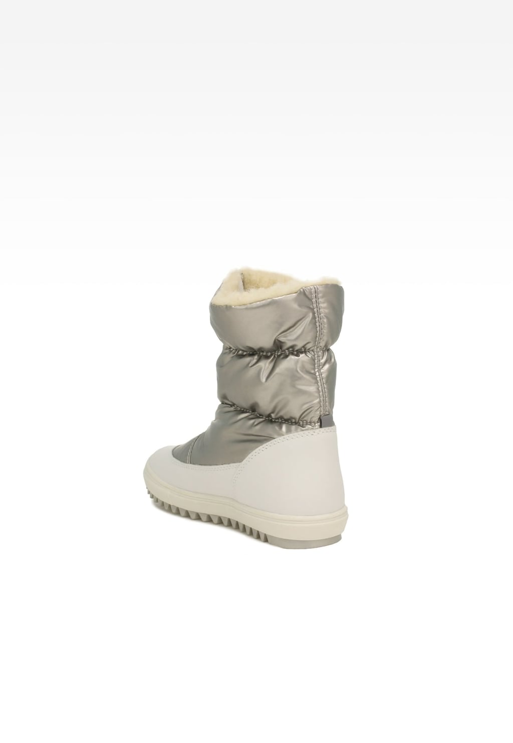 Botki ocieplane BARTEK 17405023, dla dziewcząt, srebrno-biały Widok 4