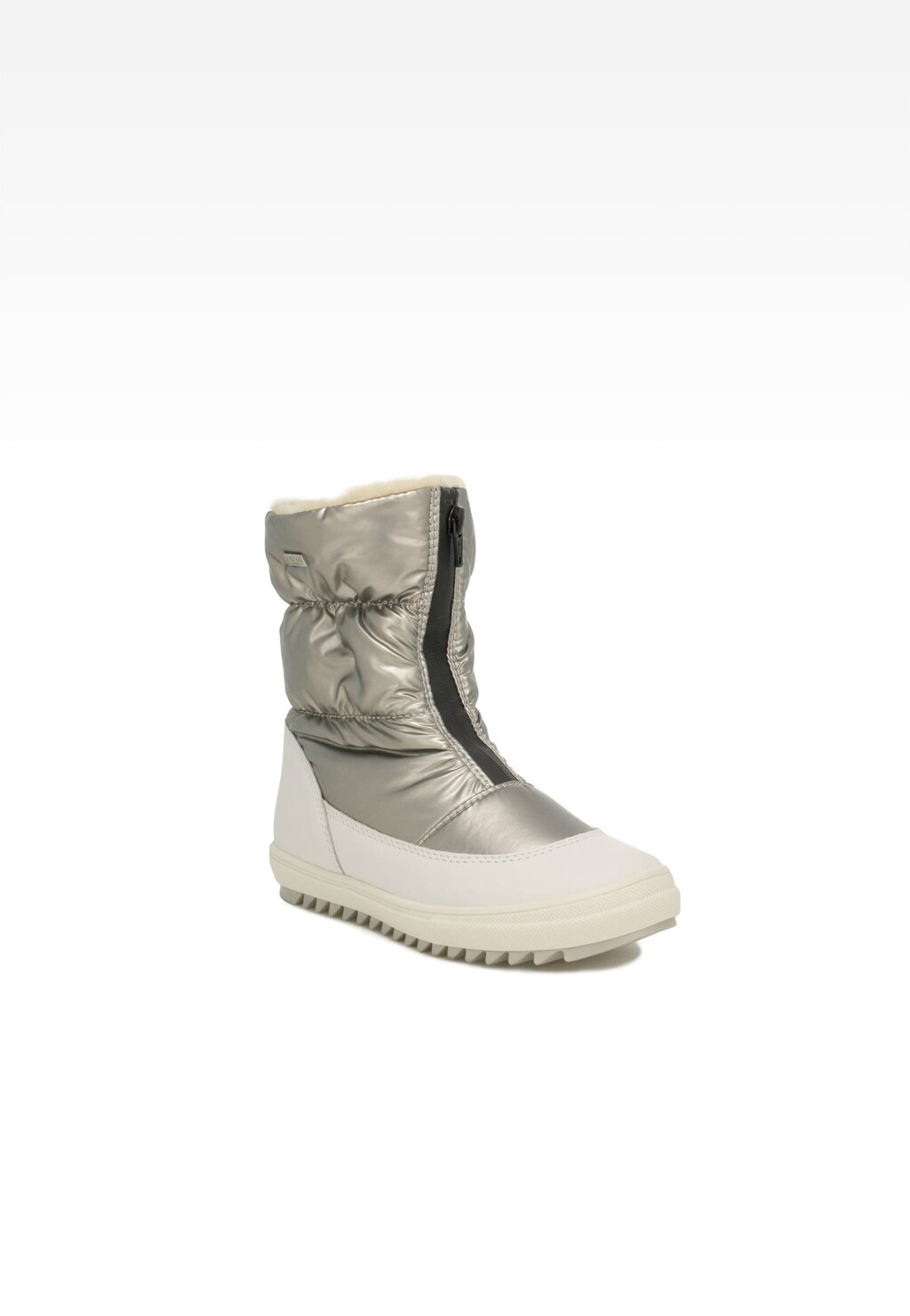 Botki ocieplane BARTEK 17405023, dla dziewcząt, srebrno-biały Widok 2