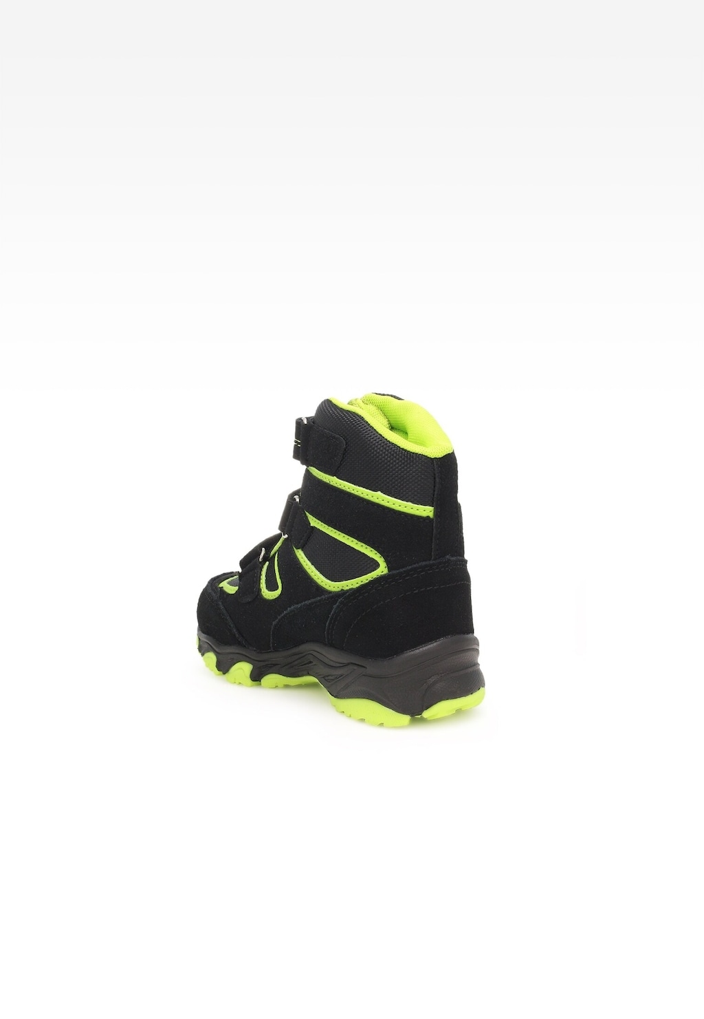 Zateplené kotníkové topánky BARTEK 11656001, čierno-zelené Widok 3