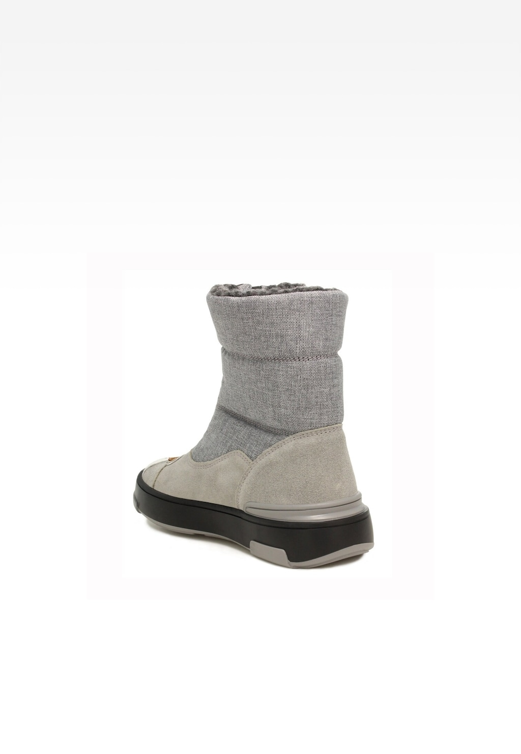 Trzewiki ocieplane BARTEK 14651003, dla chłopców, szary Widok 3